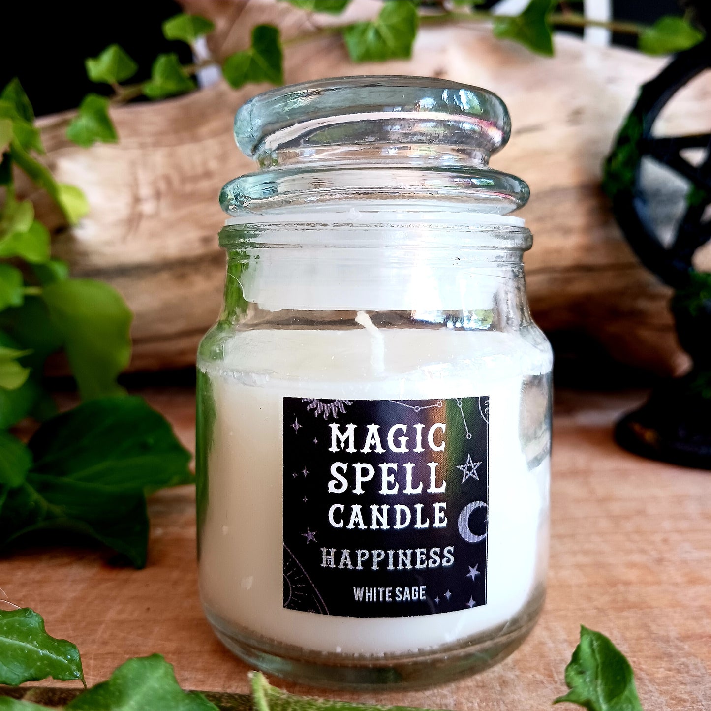 White Sage 'Happiness' Spell Candle