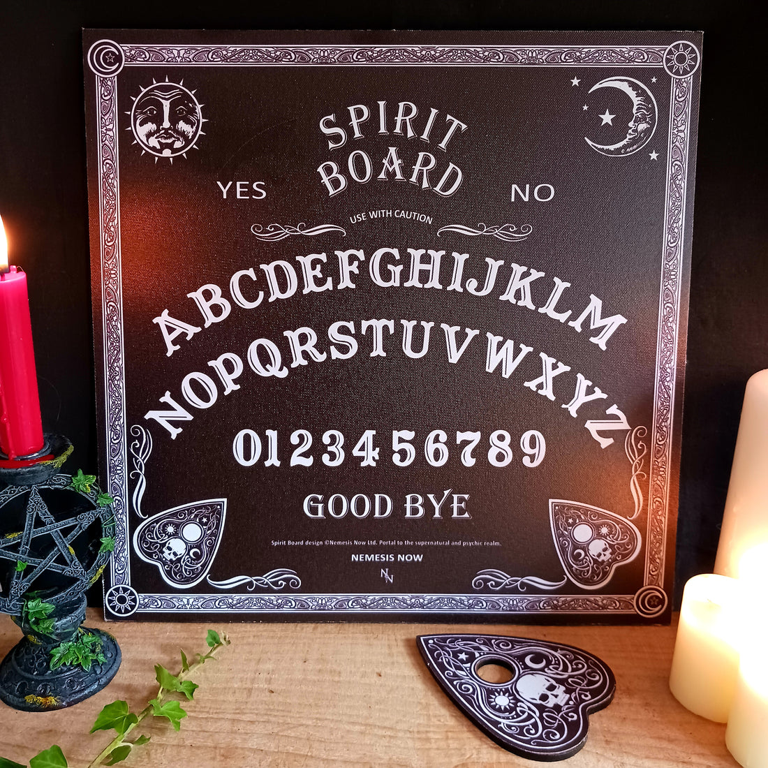 Classic Black & White Spirit Board – BuddhaMoon