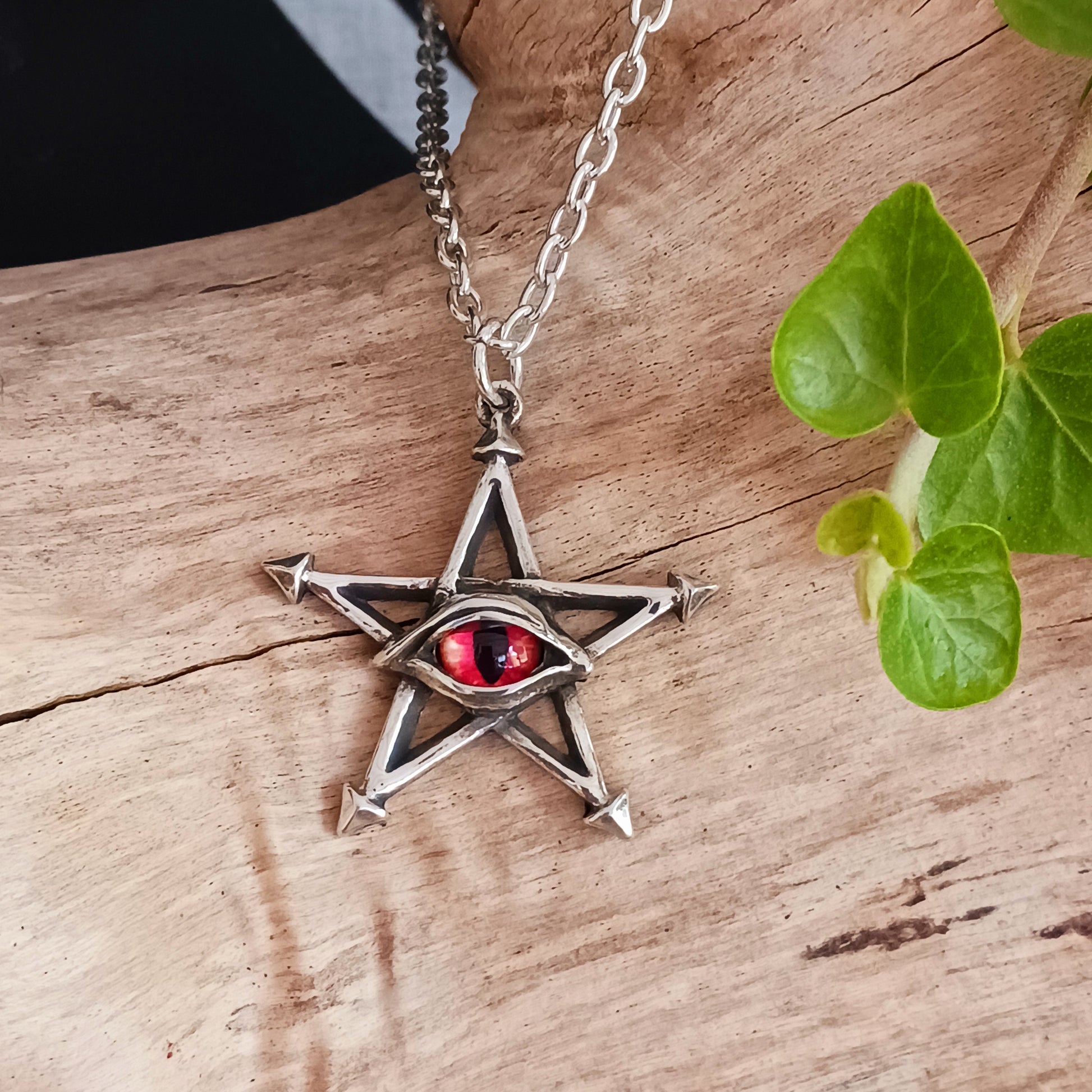 An Evil Eye amulet of great power enhanced by the underlying magical pentagram, to ward-off unmindful, malevolent curses from an erudite adversary.