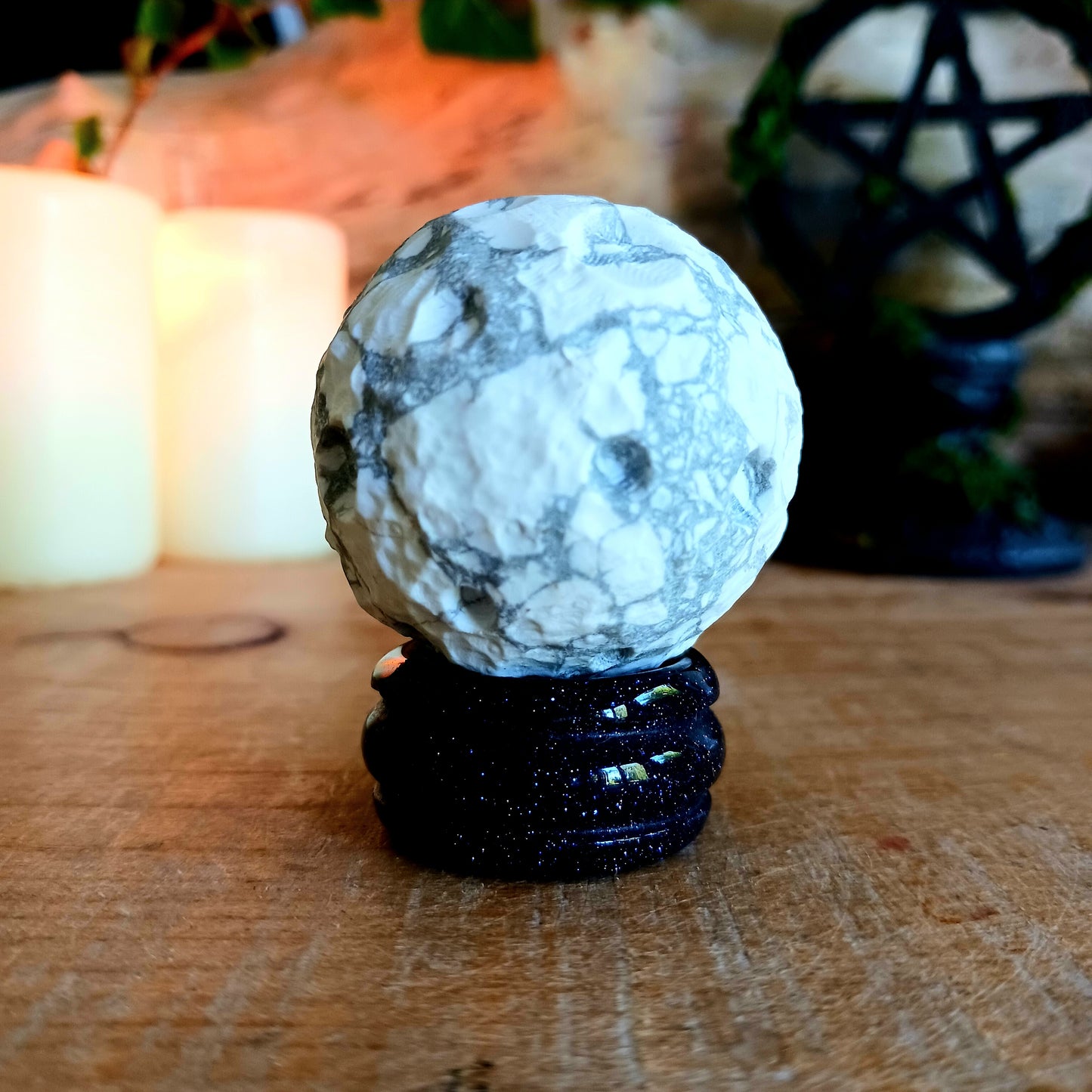 White Howlite embodies the Moon's calming energy.