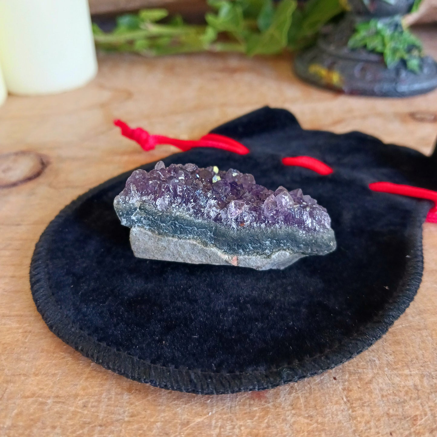 This amethyst crystal has the highest quality of the semi precious stones.