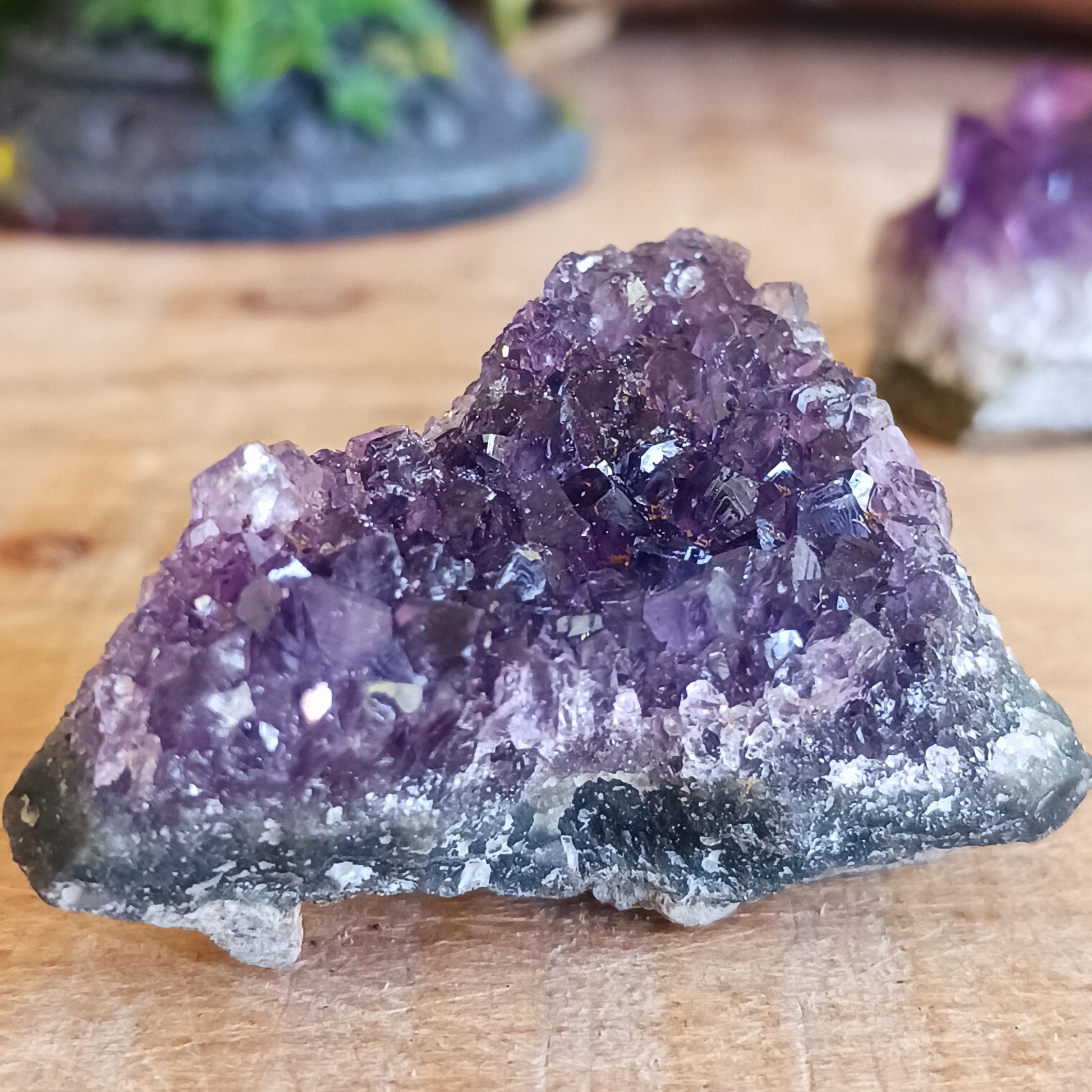 This amethyst crystal has the highest quality of the semi precious stones.