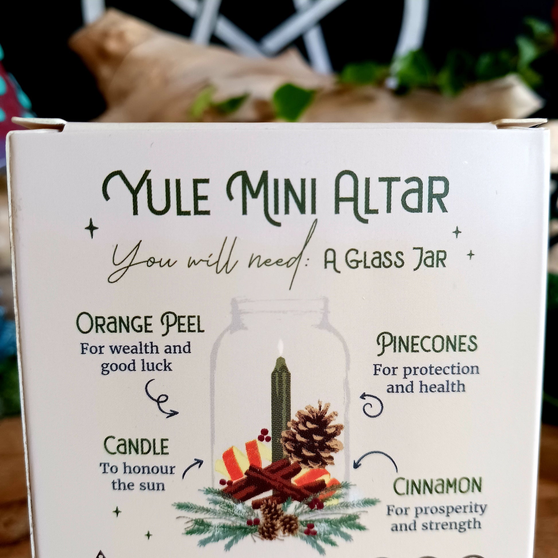 A pack of 12 Winter Ritual candles in a Cedar and Pine fragrance. Use these candles for Yule and Winter Solstice rituals, the ancient pagan holiday known for traditions and rituals that celebrate nature, rebirth, transformation and the oncoming season, to conjure warmth, purification and hope.