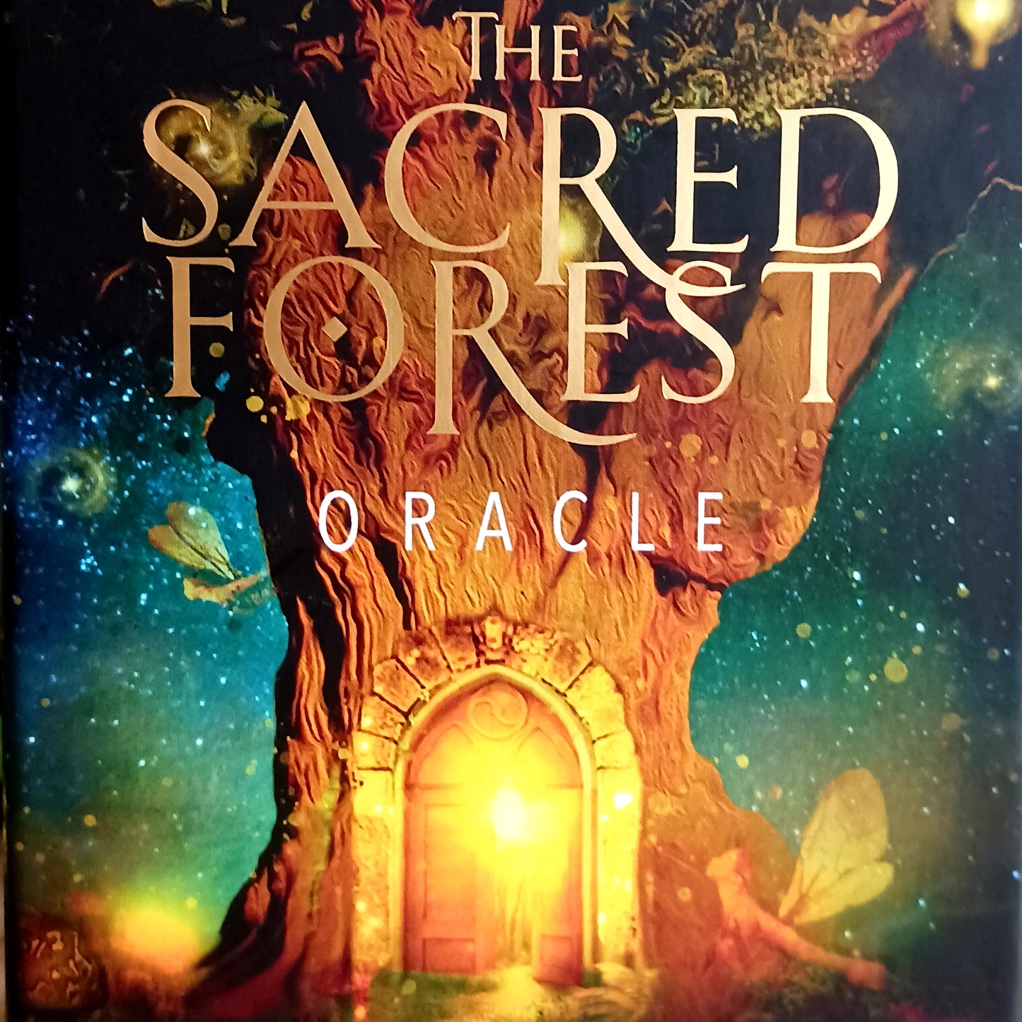 The Sacred Forest Oracle card deck by Denise Linn includes a 52-card deck and 144 page guidebook. This deck opens the user's inner self to expand and enlighten their spiritual journey. Beautifully presented in a matching box.