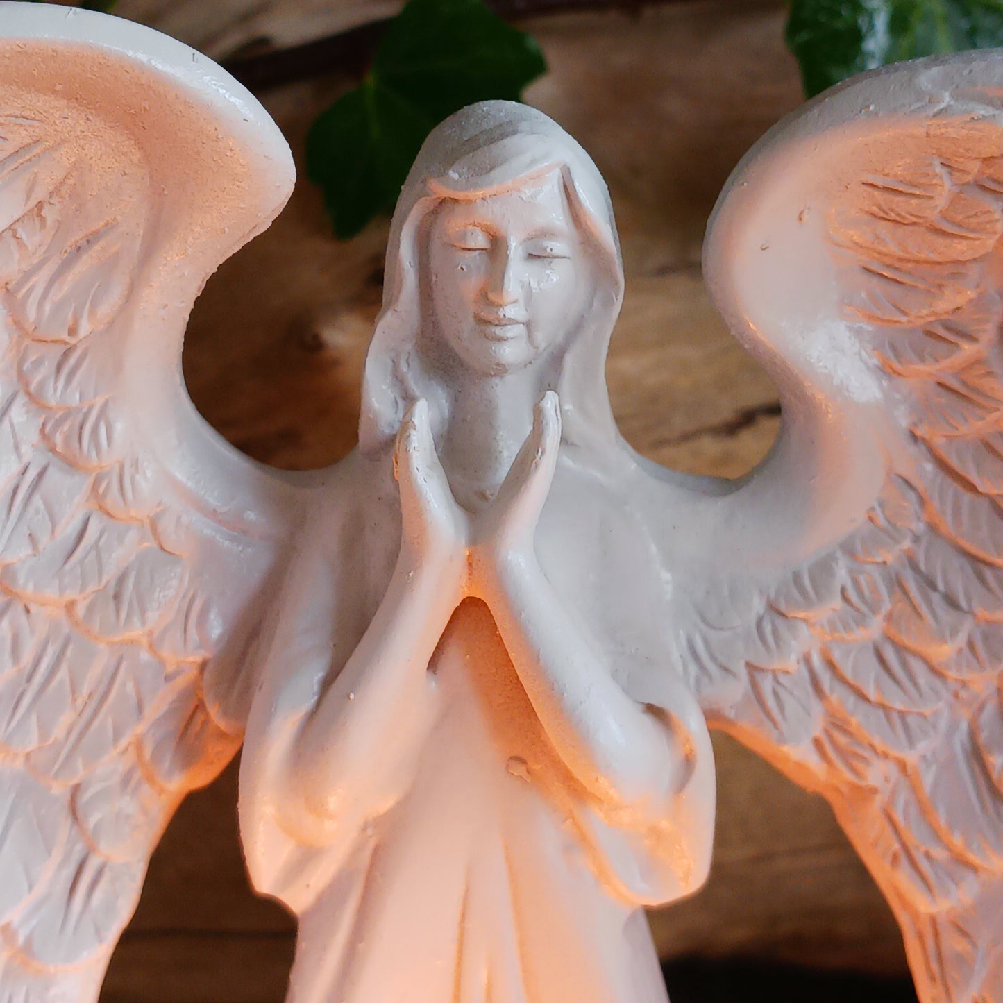 Angels are messengers from the higher realms, ready to provide us with emotional reassurance and spiritual guidance. These carved Angels help us connect with our own guardian angel, who will guard and protect us in all we ask for.