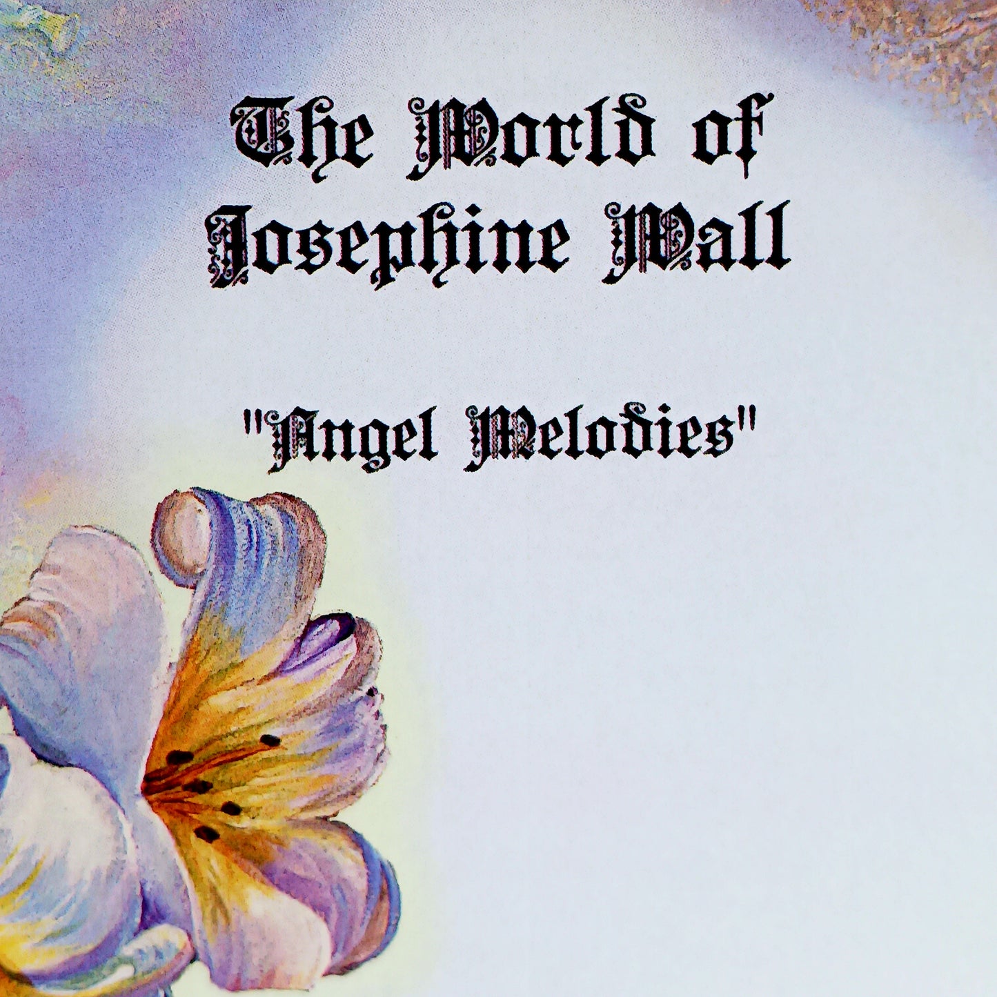 This beautiful greetings card entitled Angel Melodies is designed by Josephine Wall. The card is blank inside for you to write your own message. Perfect for any occasion.