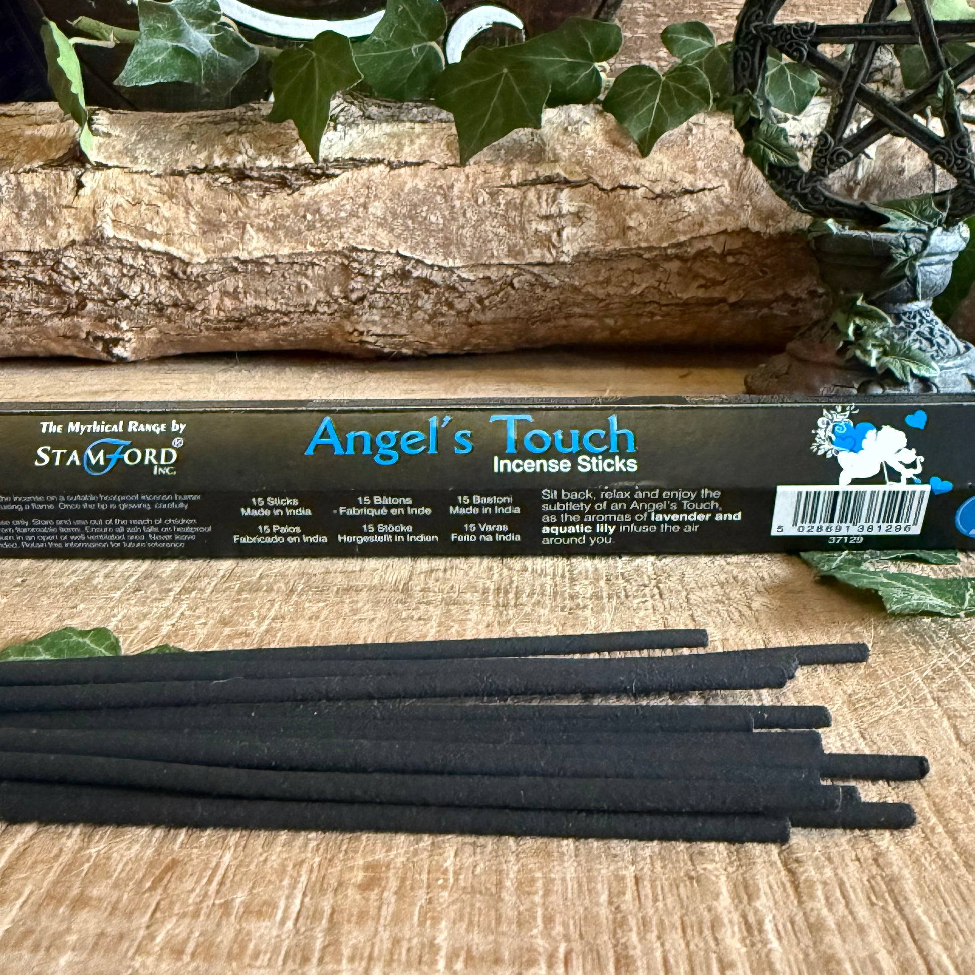 Step into the sacred circle of peace with Stamford’s Angel’s Touch Incense Sticks. Crafted in India using the finest perfumery raw materials, these enchanting sticks release a soft, celestial fragrance that cleanses the air and restores inner harmony. Allow the ethereal aroma to sweep through your space, lifting the veil of negativity and awakening the tranquil power of your spirit.

Each stick burn