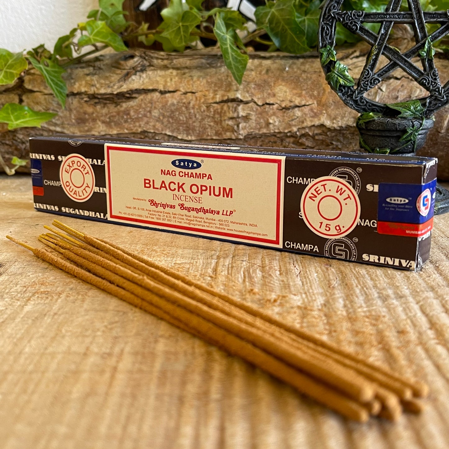 Satya Black Opium Incense