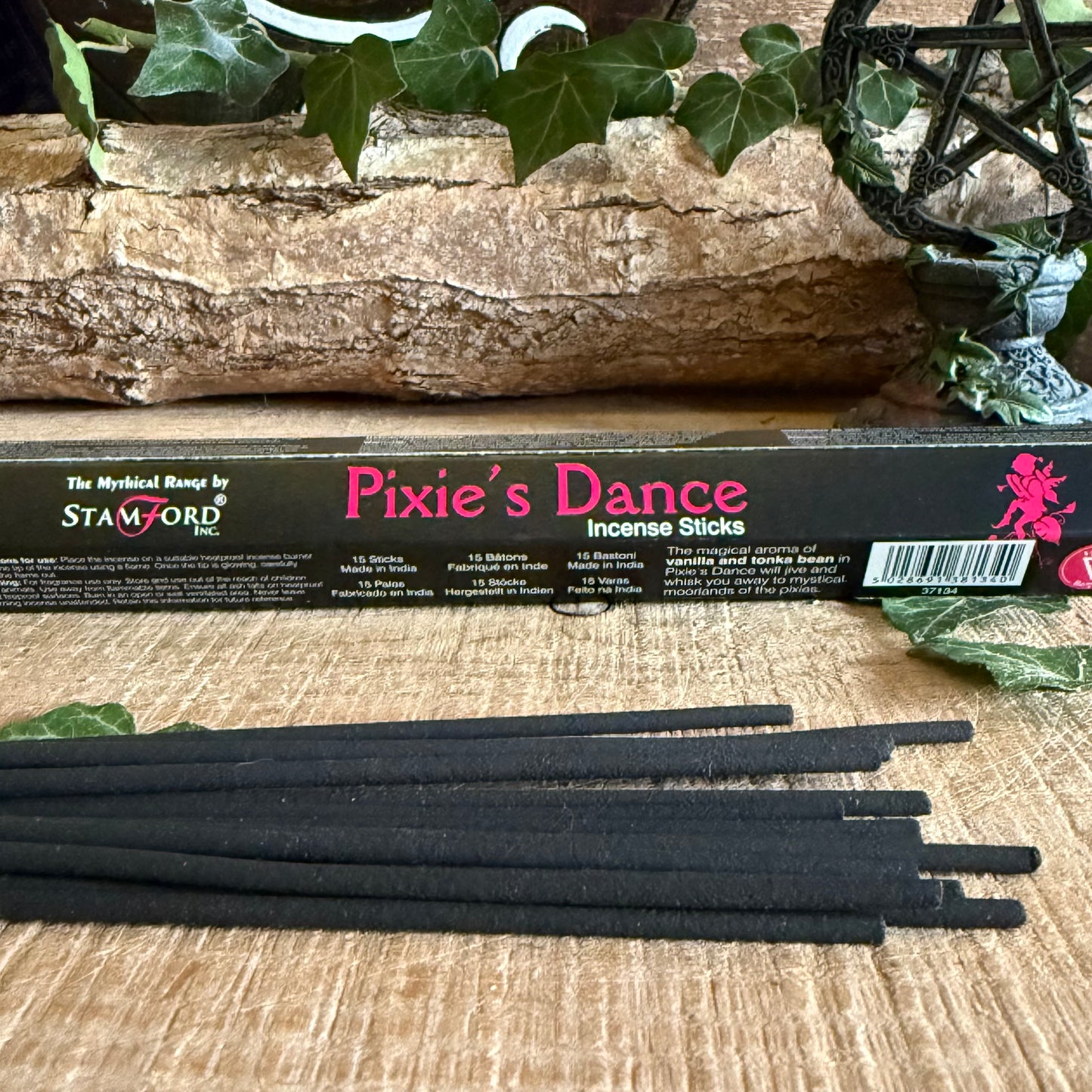 Step into the mystical dance of nature’s magic with Stamford Pixie’s Dance Incense Sticks. Each stick is a whisper from the fae realm, crafted in India from the finest perfumery raw materials to awaken joy, lightness, and spiritual clarity. As the soft, purifying aroma rises, it clears away lingering negativity, inviting harmony, laughter, and renewed energy into your sacred space.