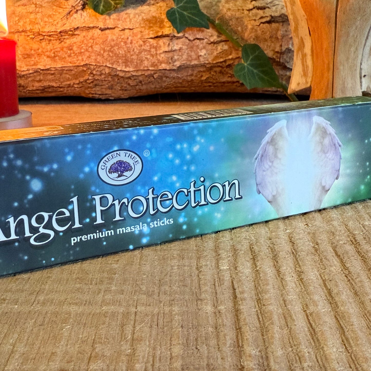 Green Tree Angel Protection Incense Sticks – Hand Rolled Natural Peace Aroma