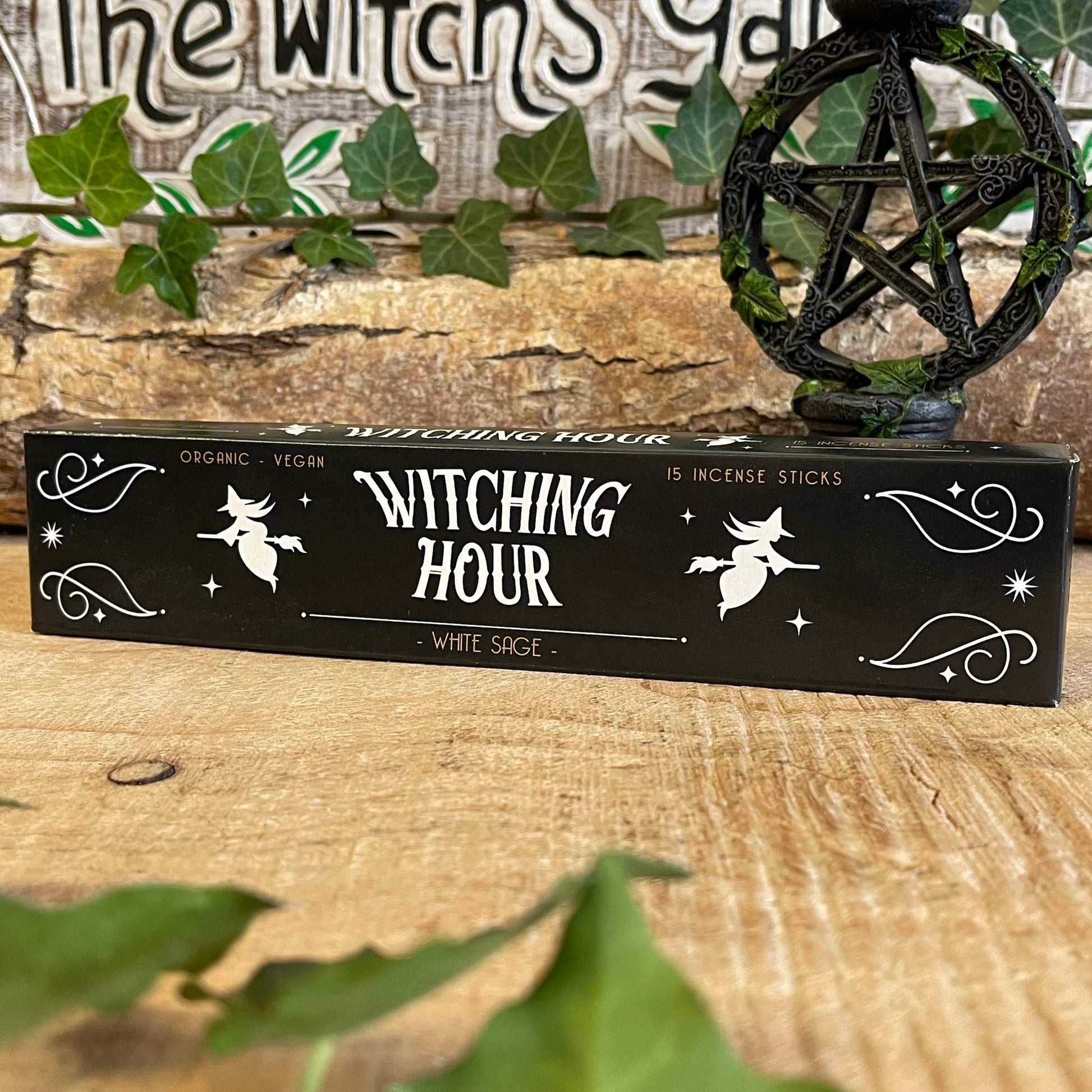 This pack of Witching hour incense features 15 hand-rolled incense sticks with a Frankincense scent. Made from vegan and organic ingredients in India, these sticks are meticulously crafted using premium materials and fragrances. Remember to use a proper incense stick holder and never leave burning incense unattended. Safety is of the utmost importance.