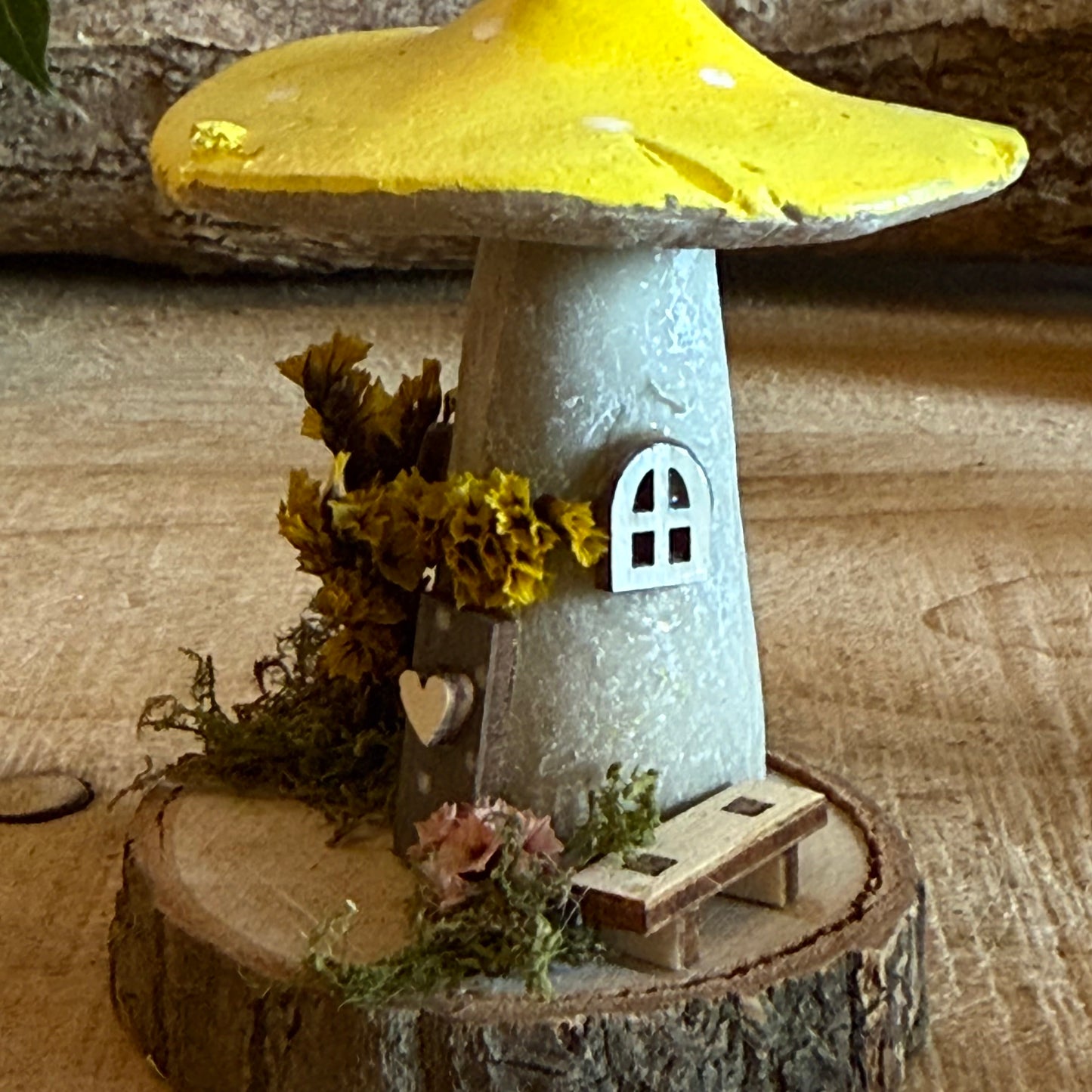 Step into a storybook world with our Spring Folk Art Mushroom Cottage, a charming miniature home inspired by blooming meadows and enchanted forests. Each cottage is hand painted with loving detail, featuring bright spring tones and floral folk art patterns that celebrate renewal and the magic of nature’s awakening.