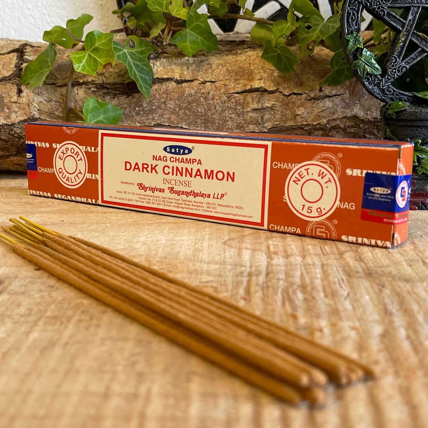 Satya Dark Cinnamon Incense Sticks