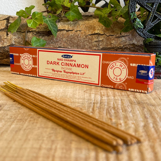 Satya Dark Cinnamon Incense Sticks