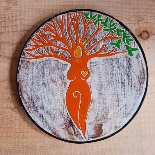 Tree Goddess Wall Plaque | Wall Hanging