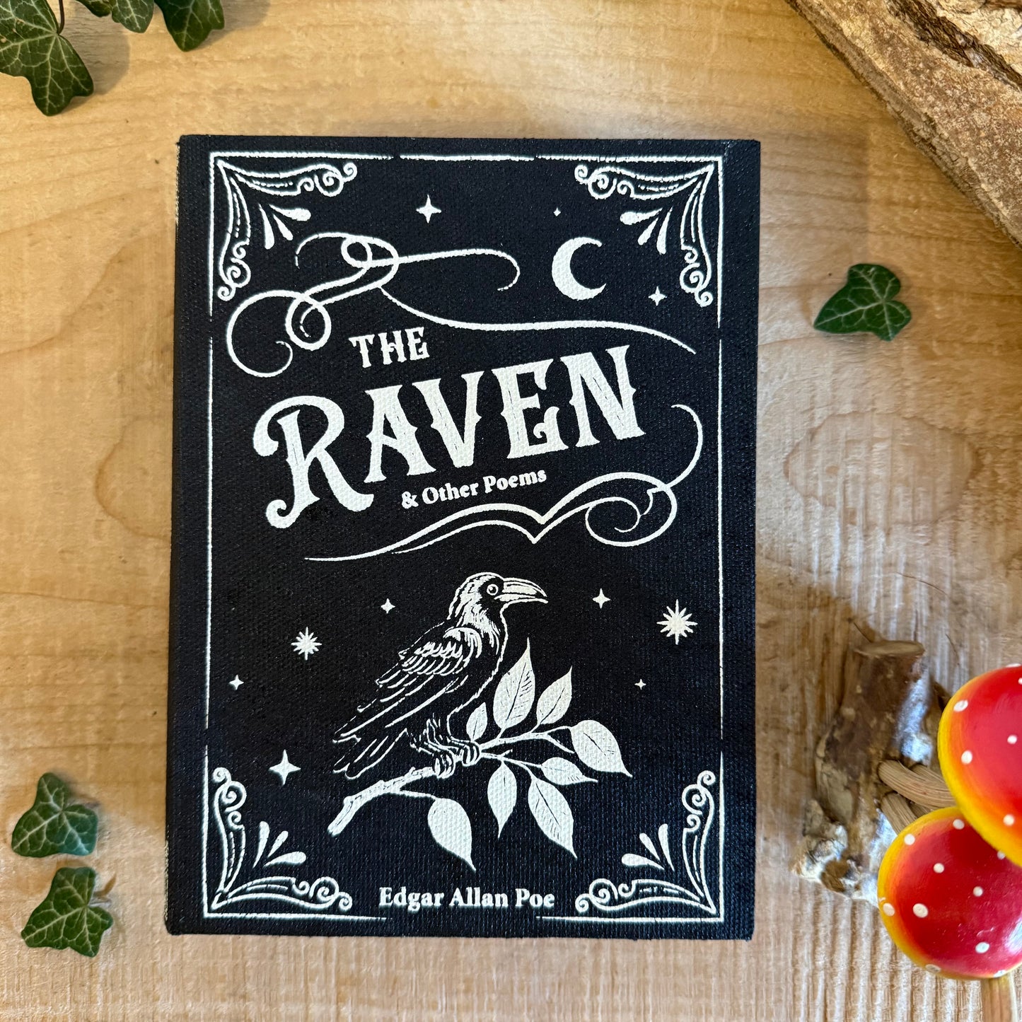 The Raven Book Storage Box – Gothic Secret Keepsake Holder

Store treasures in The Raven book-shaped storage box inspired by Edgar Allan Poe. Gothic secret storage, part of the Mystic Raven collection.