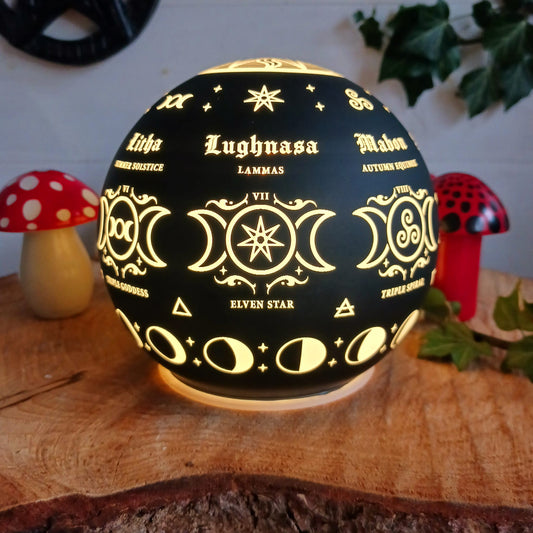 Pagan Calendar Globe Light