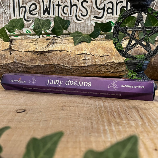 The Fairy Dream incense sticks from Elements, featuring a vanilla fragrance, are a charming choice for creating a warm, inviting atmosphere. With 20 sticks per box, you have plenty to enjoy for multiple relaxation sessions, meditation practices, or just adding a touch of sweetness to your daily routine.