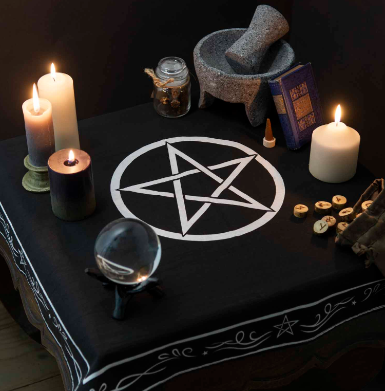 Pentacle Altar Cloth