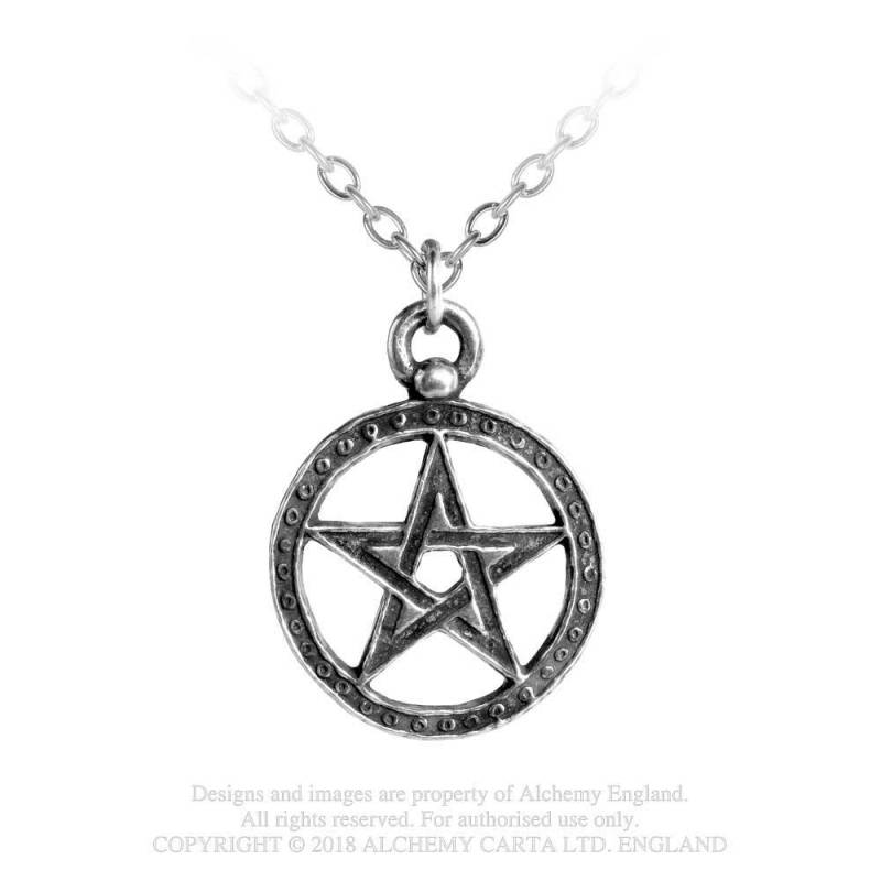 Dante's Hex Pendant & Chain Alchemy  necklace 