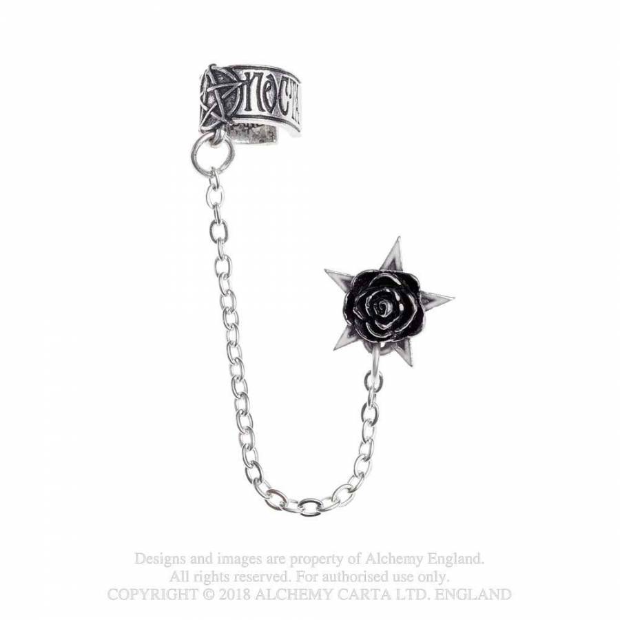 Rosa Nocta Ear cuff and Stud