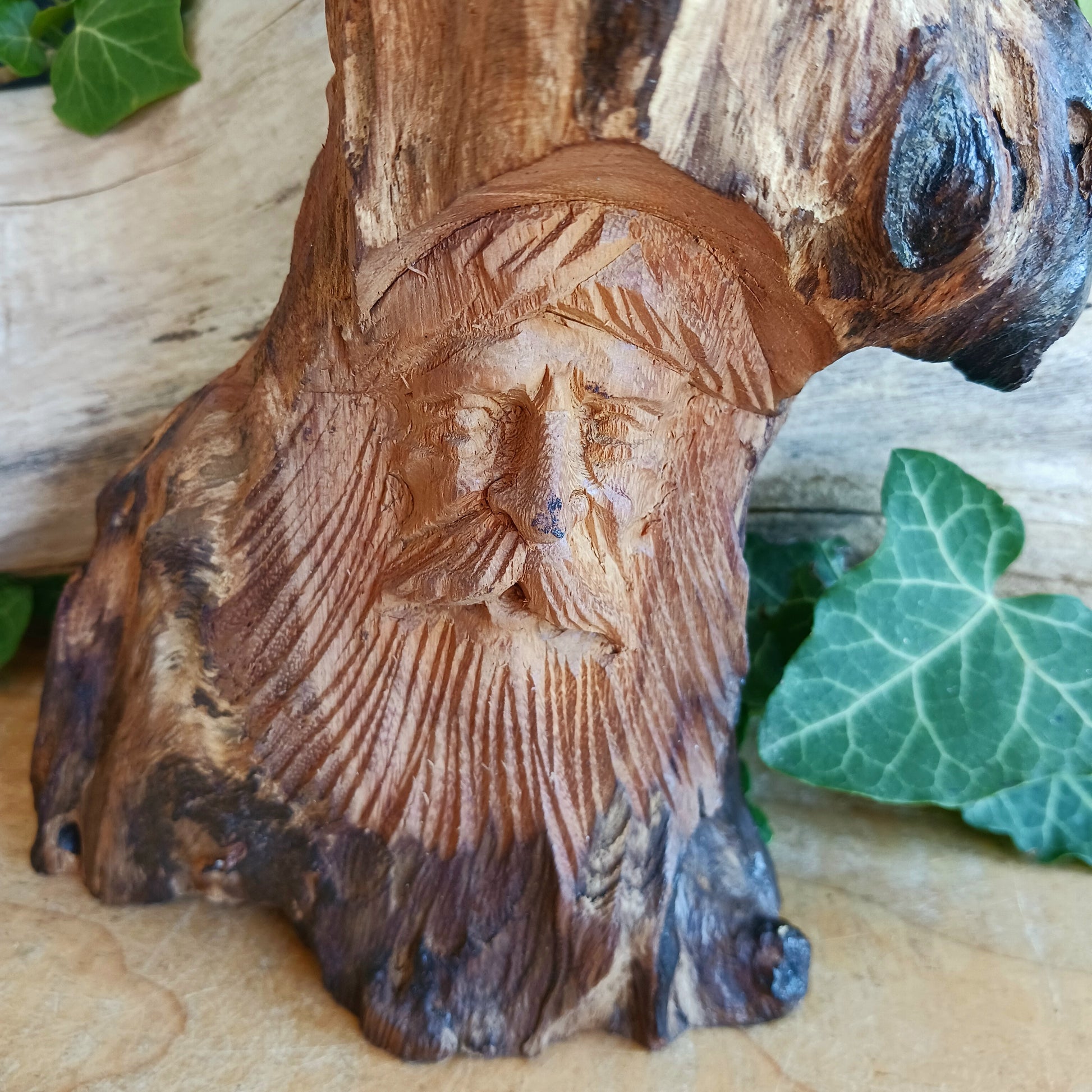 Bring a touch of magic to your home with this beautifully hand carved wooden wizard sculpture, expertly crafted by skilled artisans in Bali. Featuring two wise wizards, this enchanting piece celebrates folklore, fantasy and traditional craftsmanship, making it a unique addition to any home, altar or collection.