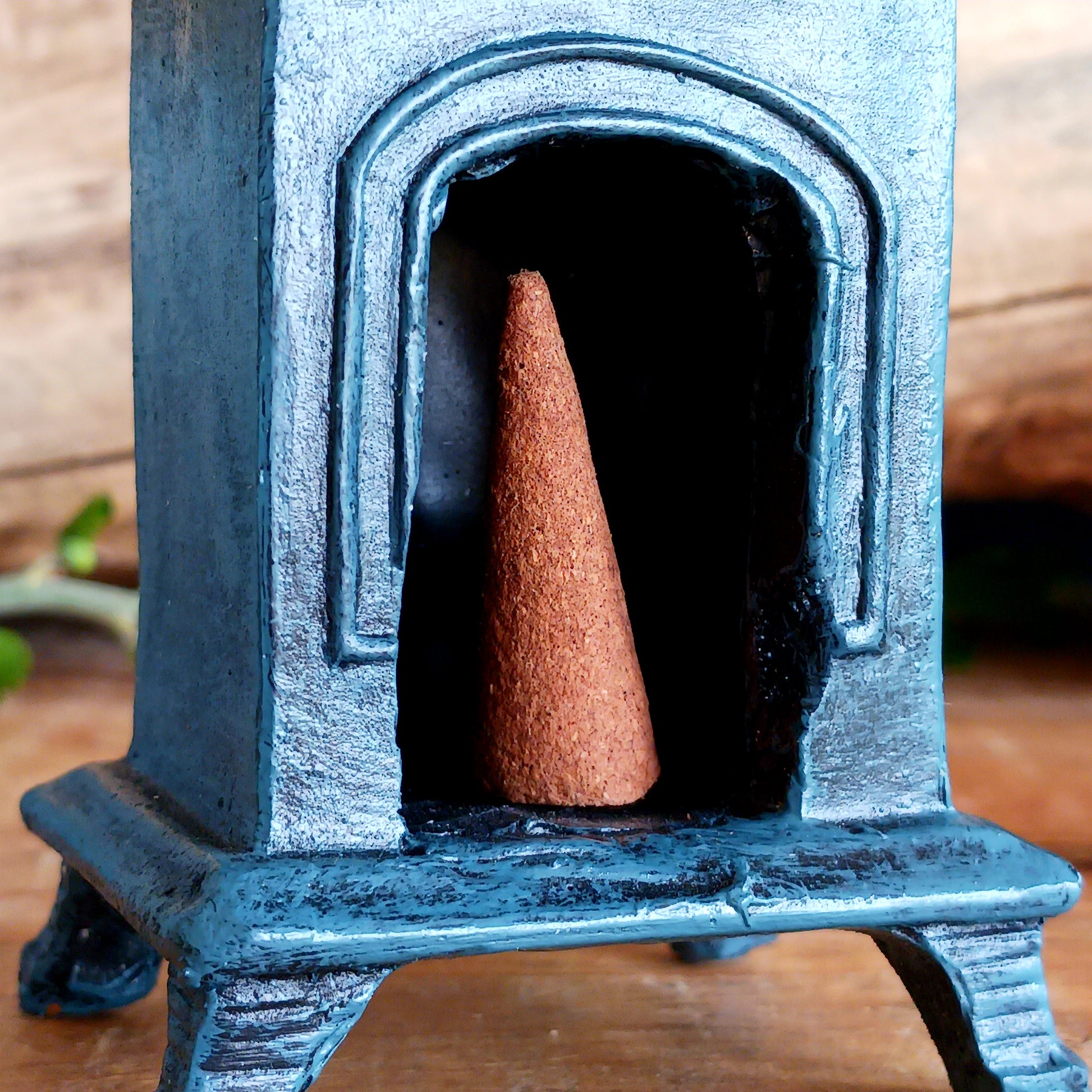 Bring warmth and rustic charm to your home with our Miniature Stove Incense Cone Burner. Designed to capture the cosy spirit of the festive season, this charming piece is as functional as it is decorative. Simply place an incense cone in the back, light it, and enjoy as the smoke curls gently through the top, creating a peaceful and inviting atmosphere. Perfect as a winter homeware accent or a thoughtful gift, this little stove will quickly become a seasonal favourite.