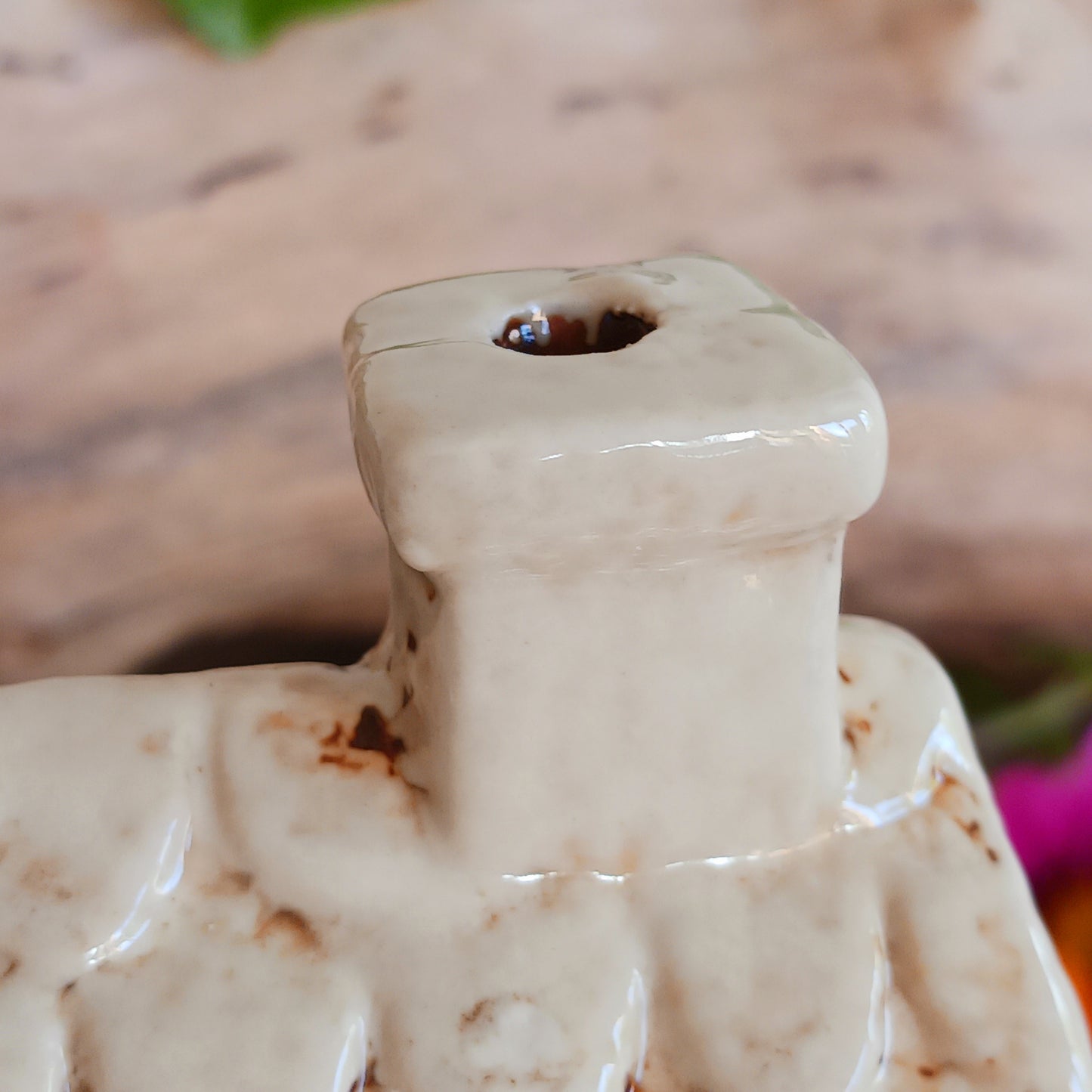 Welcome a touch of storybook charm into your home with the Village Pottery Village Stores Tealight Holder, a handcrafted ceramic delight glowing with the warmth of simpler times. Measuring 15.5 x 9.5 x 8 cm, this quaint miniature shop captures the heart of an old-fashioned village, complete with detailed windows, rustic roof tiles, and painted signage that evokes cosy nostalgia.