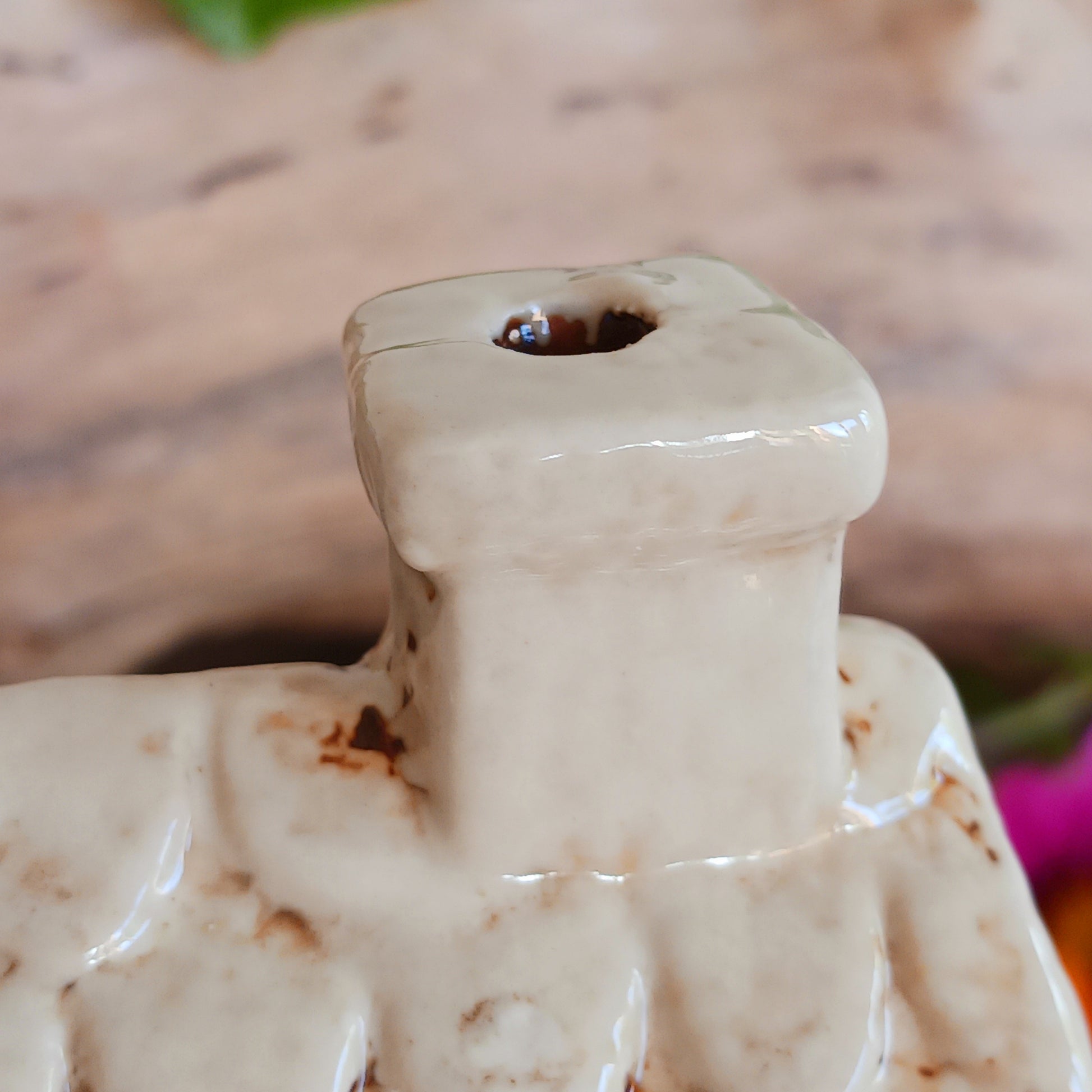 Welcome a touch of storybook charm into your home with the Village Pottery Village Stores Tealight Holder, a handcrafted ceramic delight glowing with the warmth of simpler times. Measuring 15.5 x 9.5 x 8 cm, this quaint miniature shop captures the heart of an old-fashioned village, complete with detailed windows, rustic roof tiles, and painted signage that evokes cosy nostalgia.