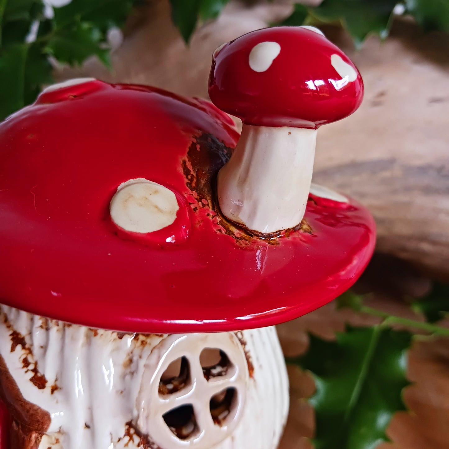 Bring a touch of woodland magic to your home with this new beautiful Red Mushroom House Tealight Holder from Village Pottery. Each piece is handcrafted and hand-finished, ensuring no two are ever the same.