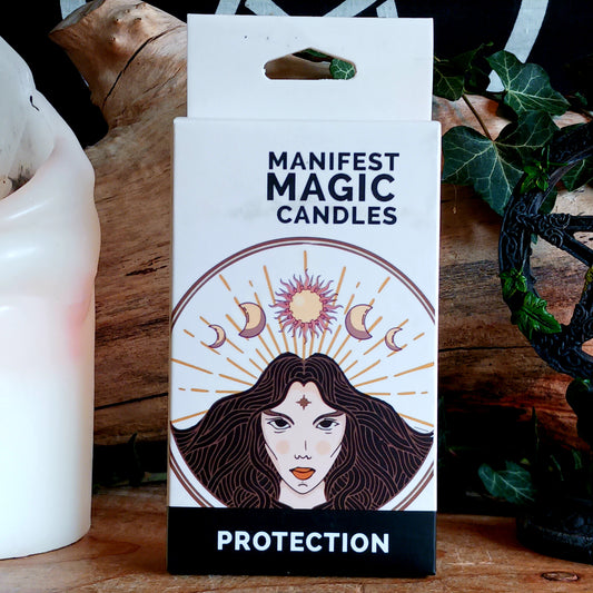 Ignite your desires and elevate your spiritual journey with the Transformation Manifest Magic Candle.&  This Ivory Candle, beautifully handcrafted and infused with powerful intention, is a tool for deep grounding and transformation. Its stabilizing energy anchors you to the physical realm, promoting a sense of security, strength, and inner balance.