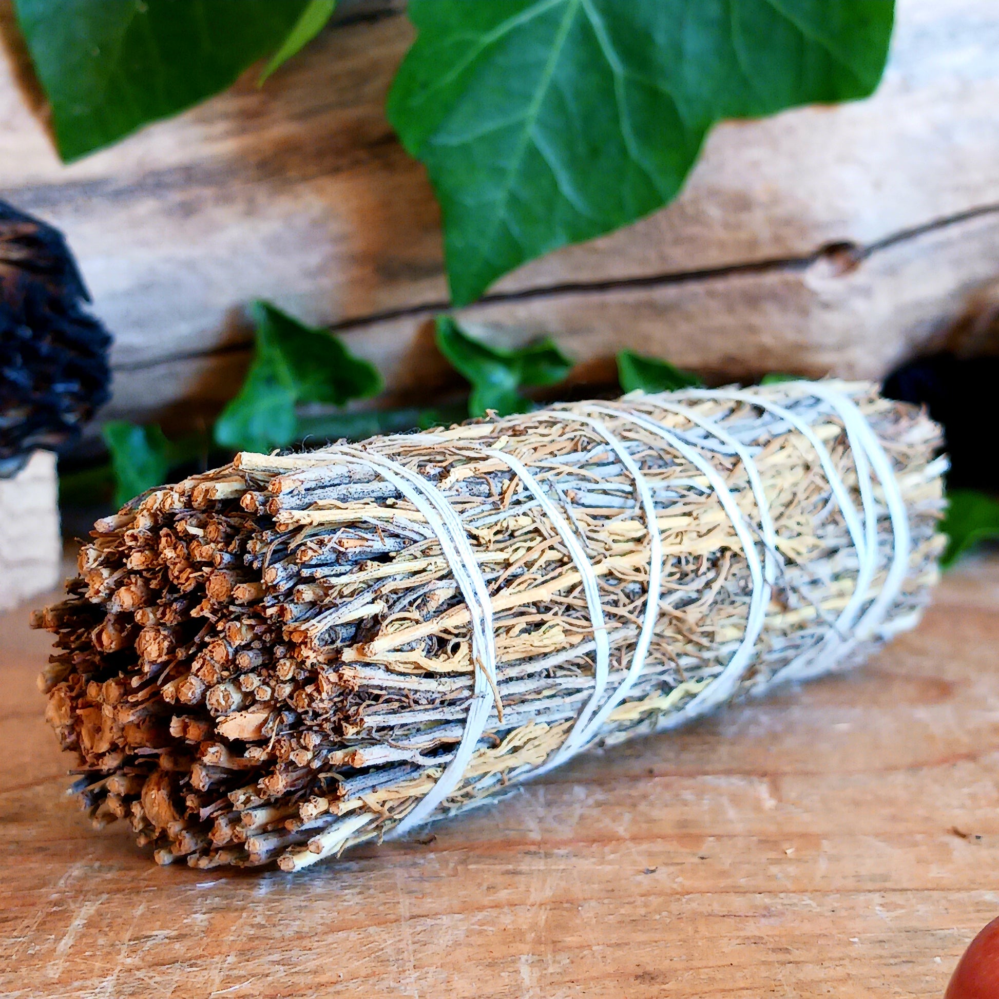 Bring balance, clarity, and positive energy into your space with our Desert Sage Smudge Stick. Known as Artemisia tridentata, Desert Sage has been used for centuries in traditional Native American smudging ceremonies to cleanse and purify. Measuring 10cm, this smudge stick is the perfect size for personal rituals, meditation practices, or thoughtful gifts.