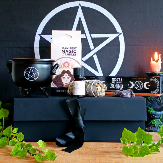 Protect your space and restore balance with the BuddhaMoon Protection Spell Pack, a complete spiritual ritual kit designed to help absorb negative energy and create a protective atmosphere for your home.