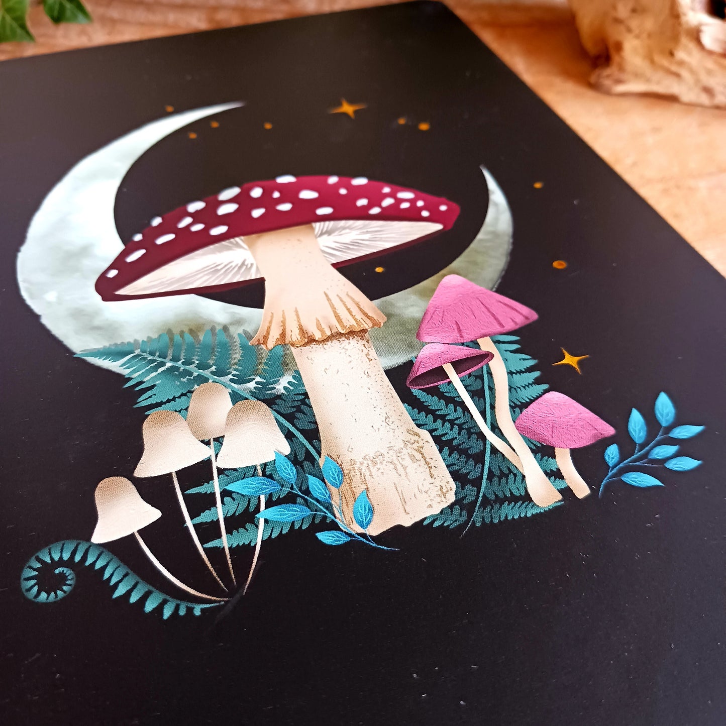 The Forest Mushroom A5 Notebook brings woodland magic to your desk with a beautifully illustrated mystical mushroom design.