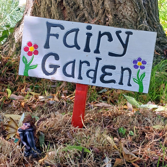 Bring a touch of magic to your garden with our beautifully crafted Fairy Garden Sign. Perfect for sparking imagination and wonder, this whimsical piece adds charm to any outdoor or indoor fairy garden. Whether you’re creating a mystical corner in your backyard or a cozy indoor scene, this sign is a delightful reminder to believe in enchantment and the world of tiny magical creatures. 