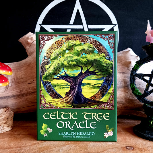 Reconnect with the sacred wisdom of nature through the Celtic Tree Oracle Card Deck, inspired by ancient Celtic traditions that honoured trees as living spiritual beings and keepers of sacred knowledge.