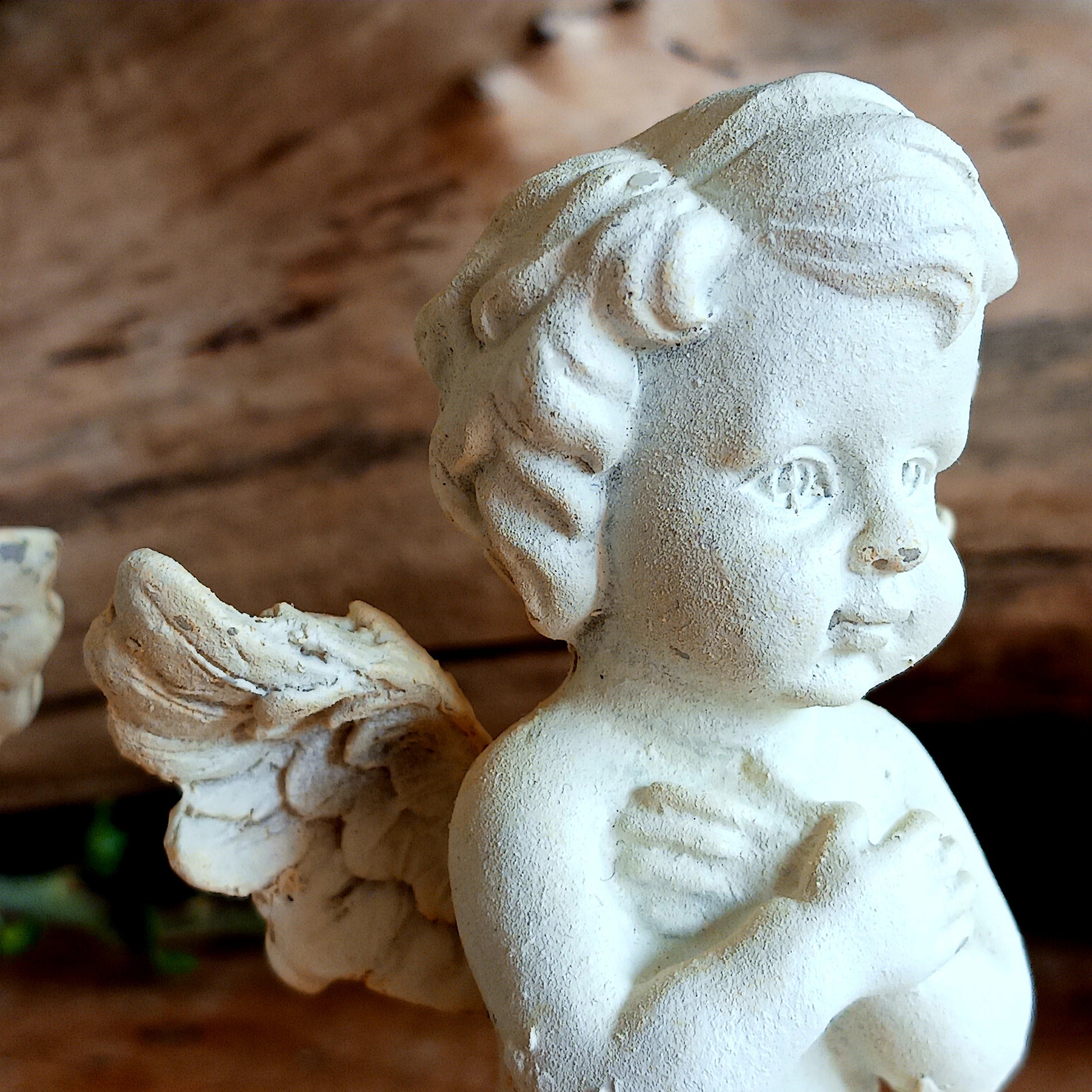 Bring peace, light, and beauty into your space with these two exquisitely crafted praying angels, each holding a candle. Perfect for meditation, contemplation, or adding a touch of serenity to your home décor, they also serve as a heartfelt memorial piece. Angels are believed to be messengers from higher realms, offering comfort, emotional reassurance, and spiritual guidance.