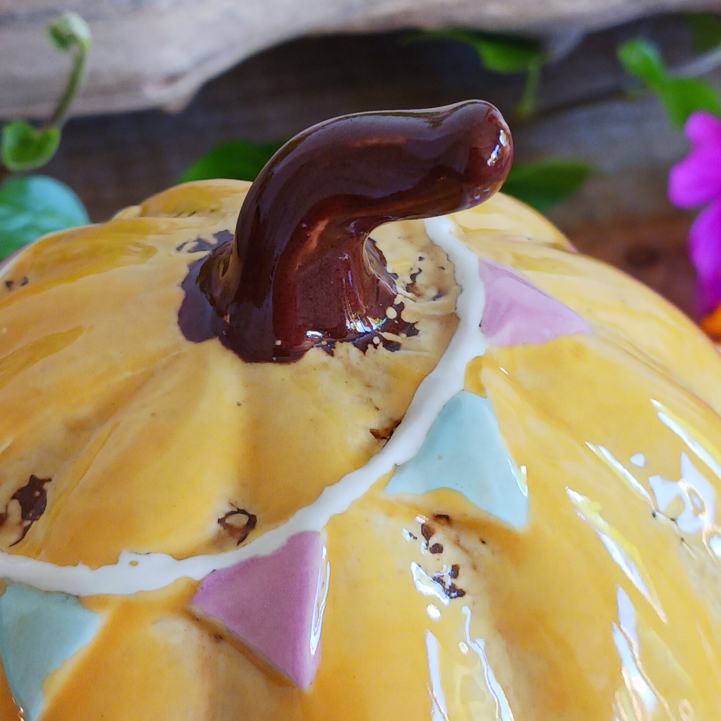 Invite a little woodland wonder into your home with the Village Pottery Pumpkin House Tealight Holder, a delightful hand-painted creation in a soft yellow ceramic glaze. Measuring 17 x 13 x 11 cm, this fairy-tale pumpkin cottage glows beautifully when lit, filling your space with warmth, light, and a touch of enchantment.