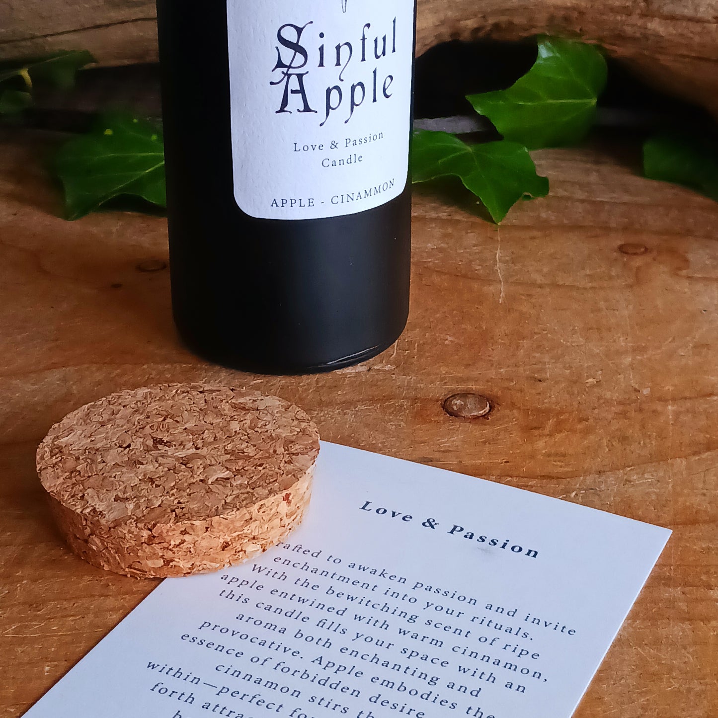 Stir love and fearless attraction with the Ancient Witch Sinful Apple Remedy Candle – Love &amp; Passion, a powerful ritual candle perfect for love spells or confidence rituals.