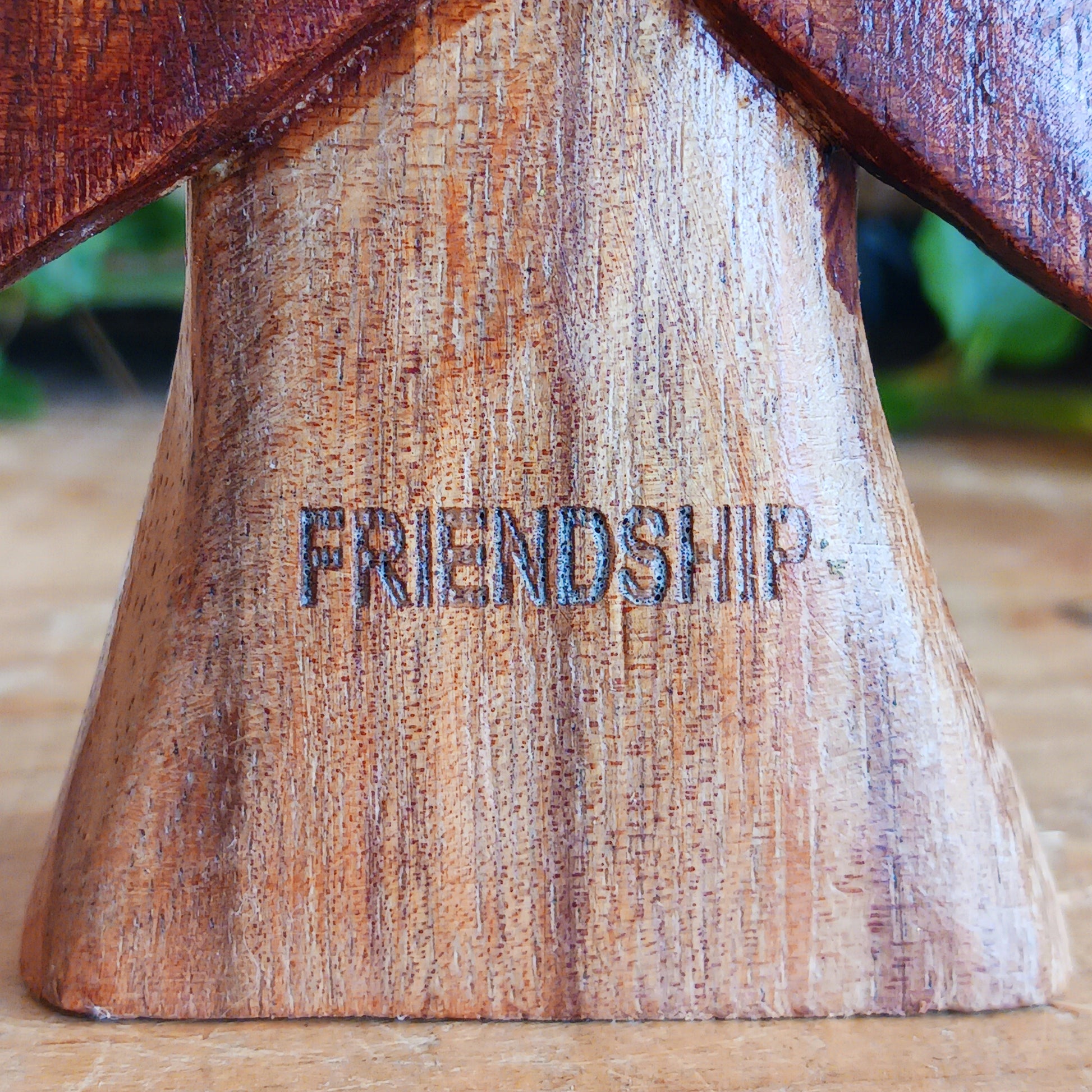 Share love, care, and cultural beauty with a hand-carved Hati-Hati Wooden Friendship Angel. Ethically crafted in the mountain villages of Indonesia, each angel is made from sustainable Suar wood – a tropical hardwood known for its durability and beautiful grain.