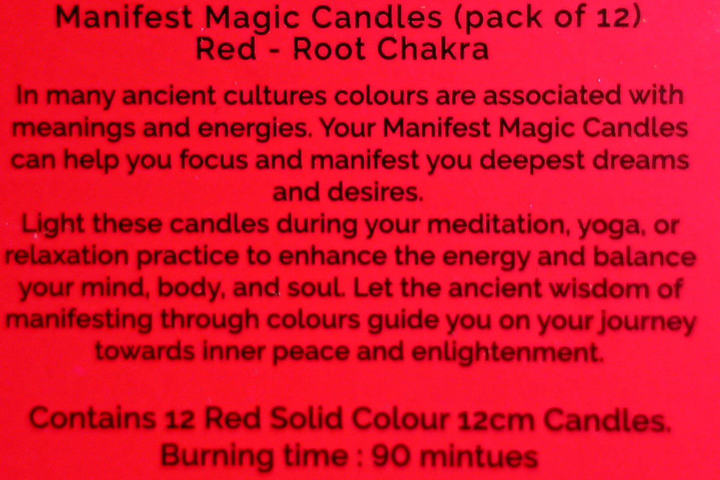 Ignite your desires and elevate your spiritual journey with our Root Chakra Candle, exquisitely crafted and infused with powerful intention. Designed to anchor you deeply in the physical realm, this candle radiates grounding energy to promote stability, balance, and security.