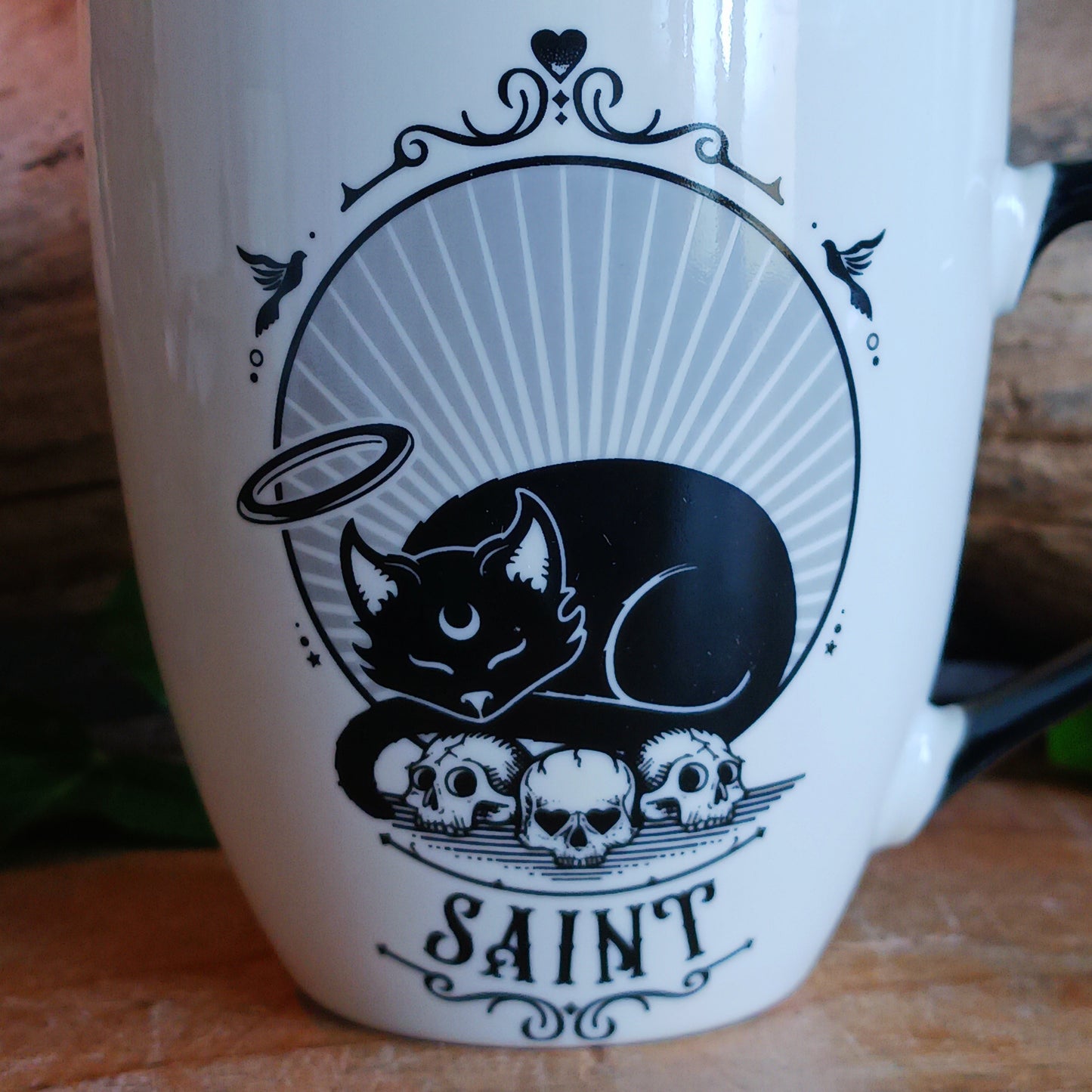 In a world where every cat has two sides—the purring saint basking in sunlight and the midnight prowler plotting chaos—balance is everything. The Saint or Sinner Cat Mug celebrates that duality with charming, original artwork that lets you choose your mood with every sip.