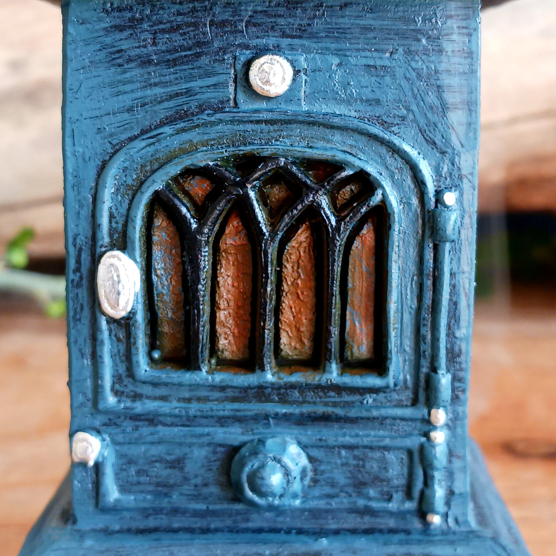 Bring warmth and rustic charm to your home with our Miniature Stove Incense Cone Burner. Designed to capture the cosy spirit of the festive season, this charming piece is as functional as it is decorative. Simply place an incense cone in the back, light it, and enjoy as the smoke curls gently through the top, creating a peaceful and inviting atmosphere. Perfect as a winter homeware accent or a thoughtful gift, this little stove will quickly become a seasonal favourite.