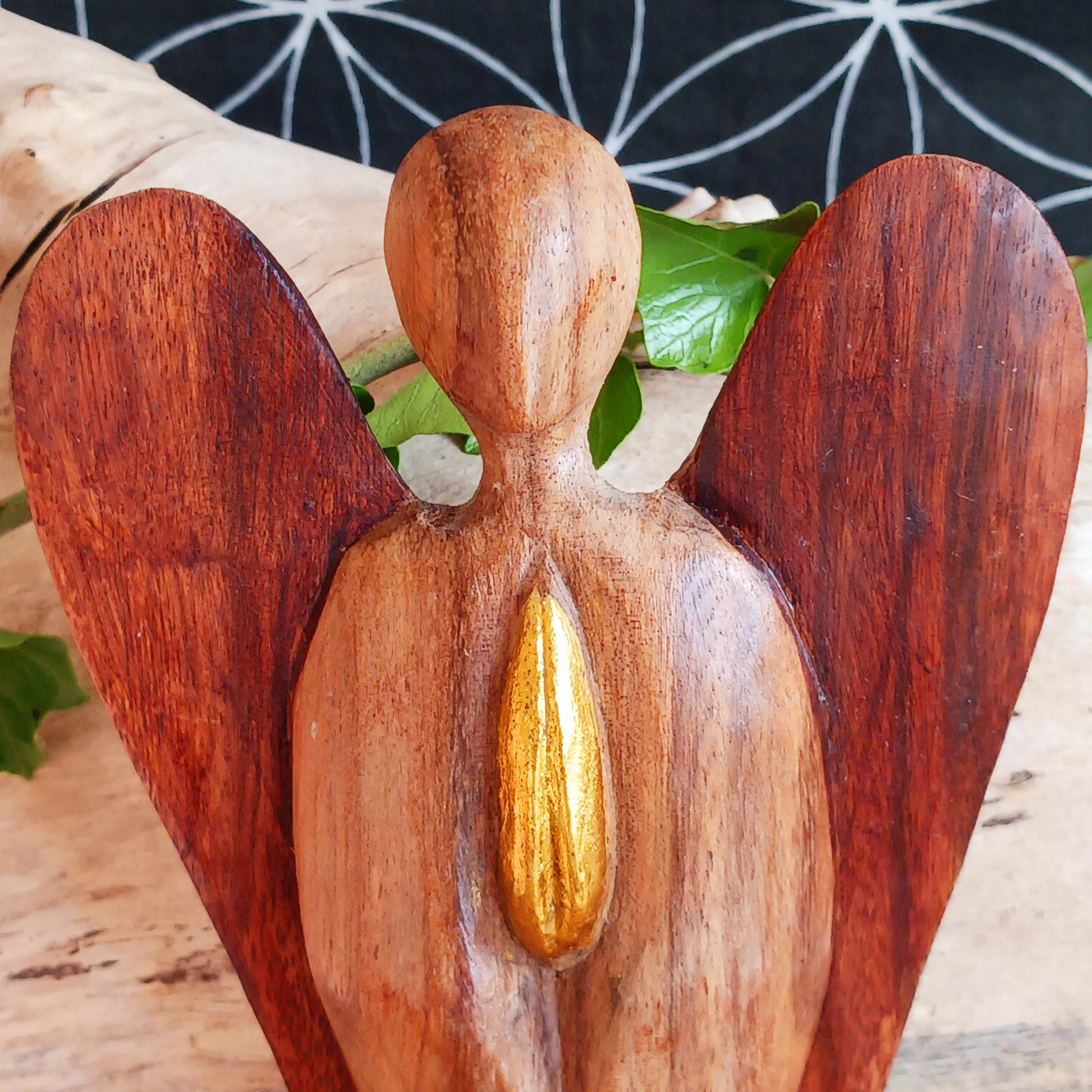 Share love, care, and cultural beauty with a hand-carved Hati-Hati Wooden Friendship Angel. Ethically crafted in the mountain villages of Indonesia, each angel is made from sustainable Suar wood – a tropical hardwood known for its durability and beautiful grain.
