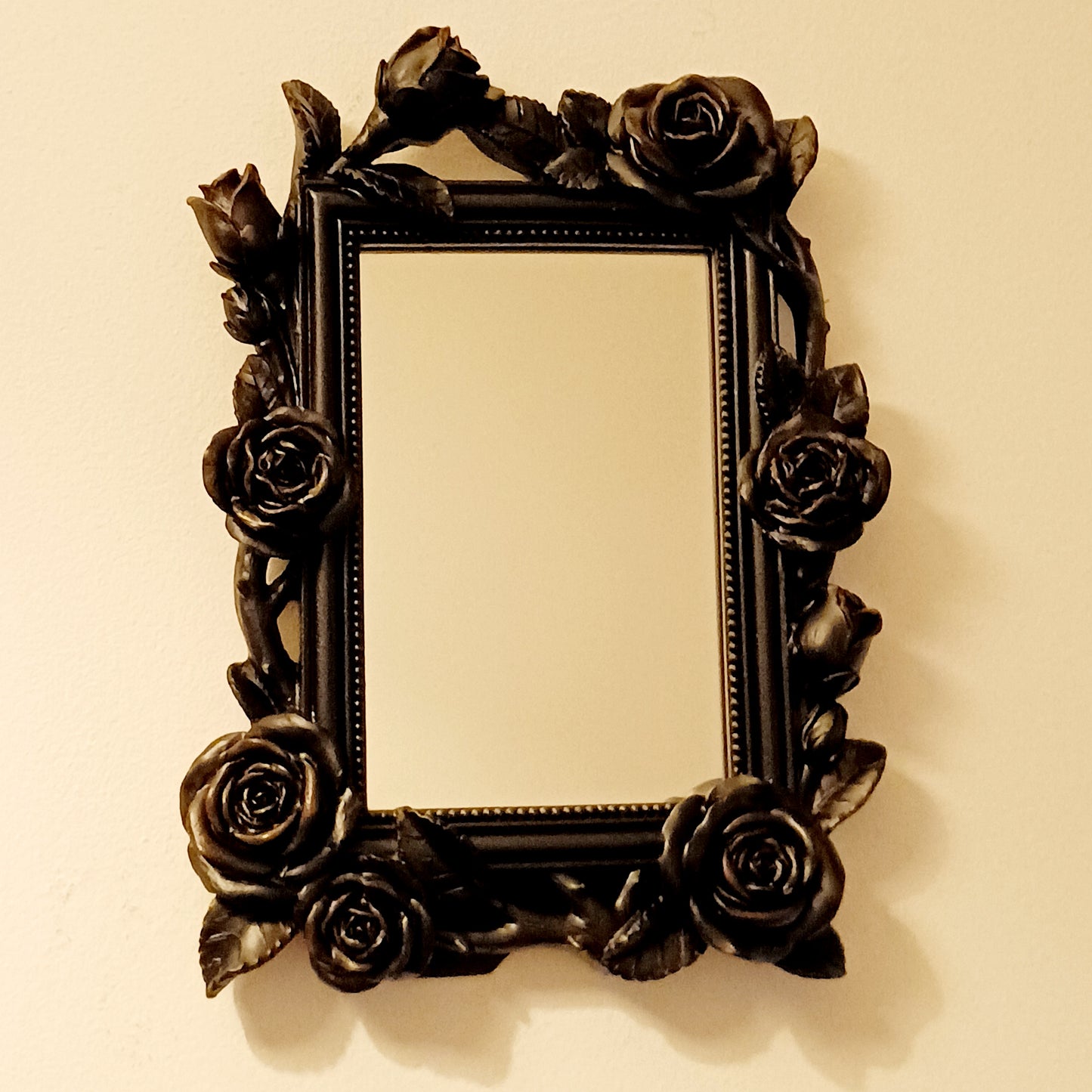 Add a touch of dark romance to your interior with the Rose & Vine Decorative Mirror from the Shades of Alchemy collection. Featuring intricately entwined roses and vines, this striking mirror blends gothic elegance with timeless design.