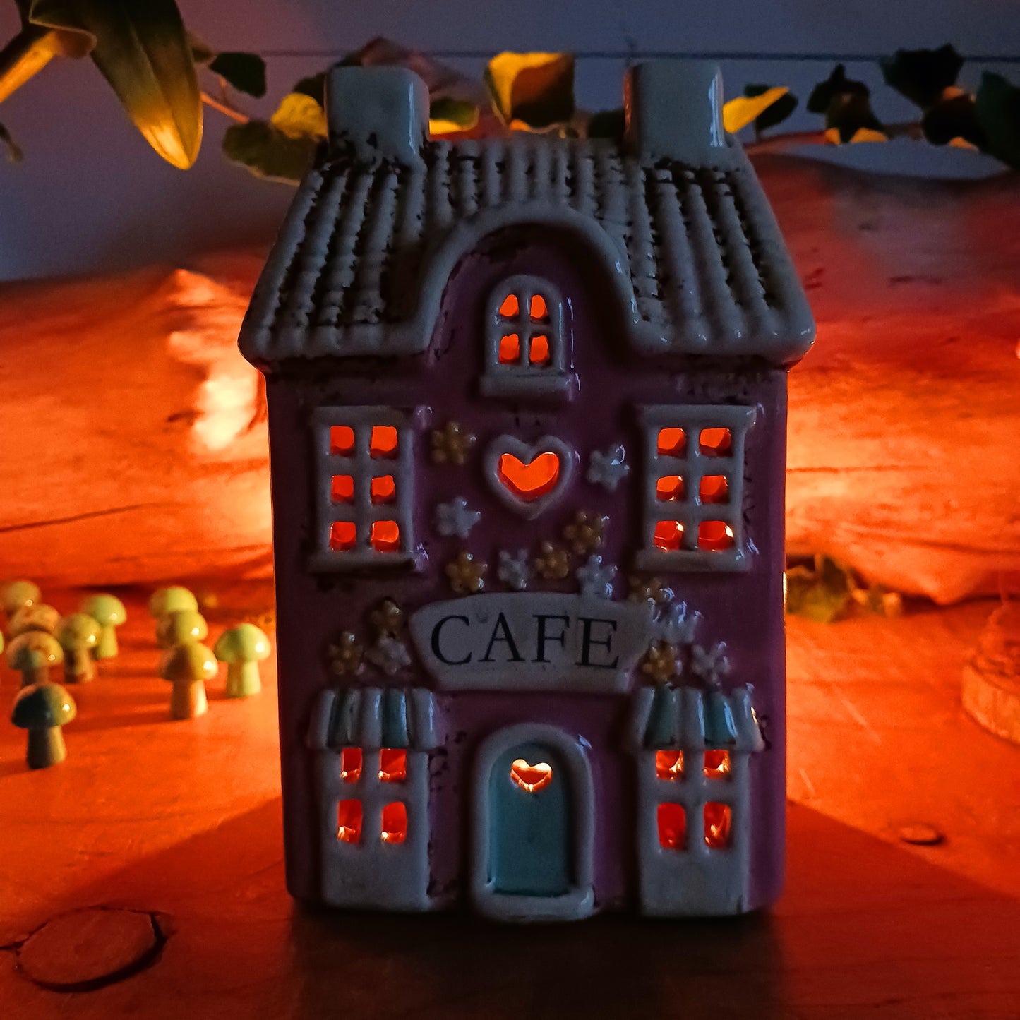 Illuminate your home with the charming Village Pottery Café Tealight Holder. Handcrafted with a rustic pink finish, this cosy piece adds warmth and ambience to any room. Perfect for tealights or simply as a decorative ornament, it’s a delightful addition to shelves, windowsills, or coffee tables. Pair with other pieces from the Village Pottery Collection to create your own quaint, decorative village.