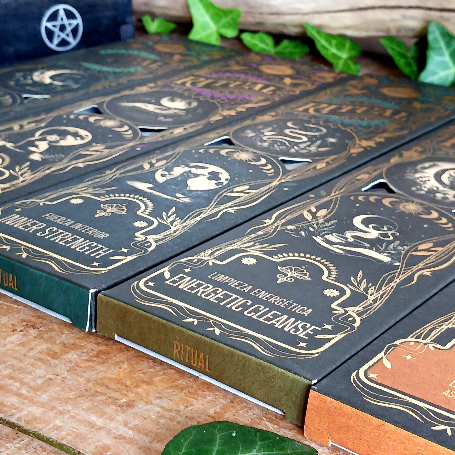 Invite magic into your full moon rituals with the Sagrada Madre Ritual Full Moon Incense. Handcrafted in Argentina, each stick is made from a natural blend of aromatic concentrated oils, charcoal, salt, and a plant-based binder.