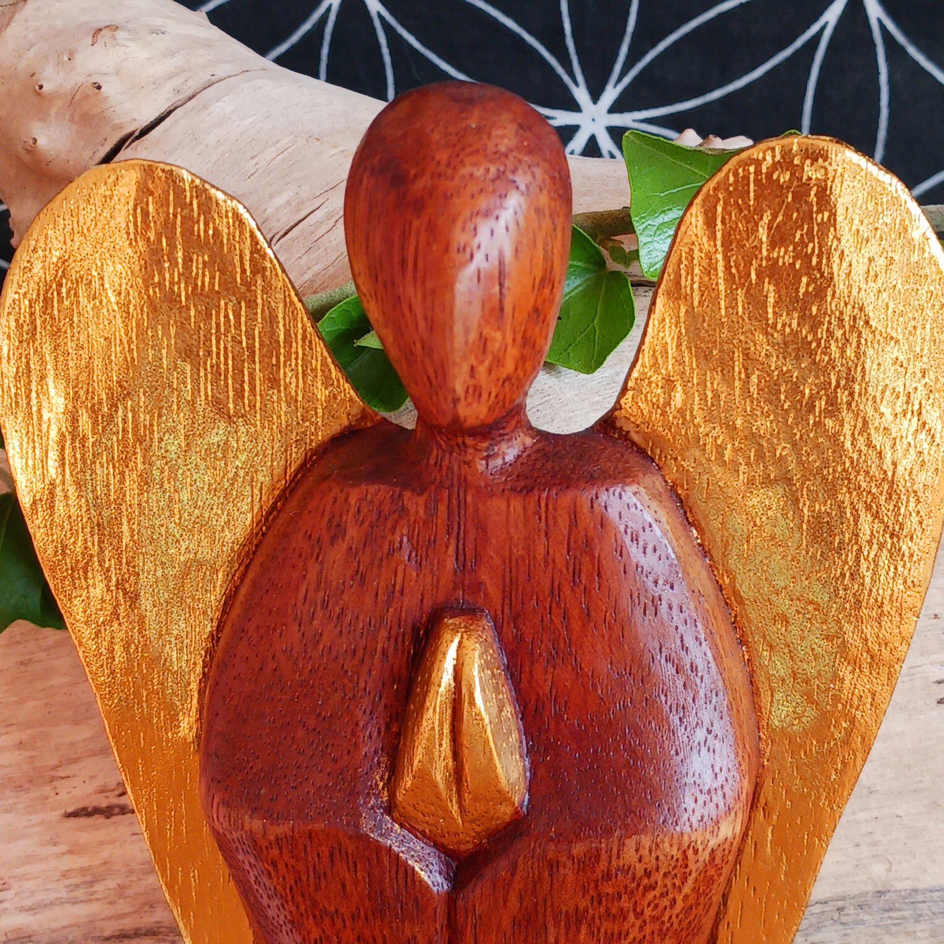 Share love, care, and cultural beauty with a hand-carved Hati-Hati Wooden Guardian Angel. Ethically crafted in the mountain villages of Indonesia, each angel is made from sustainable Suar wood – a tropical hardwood known for its durability and beautiful grain.