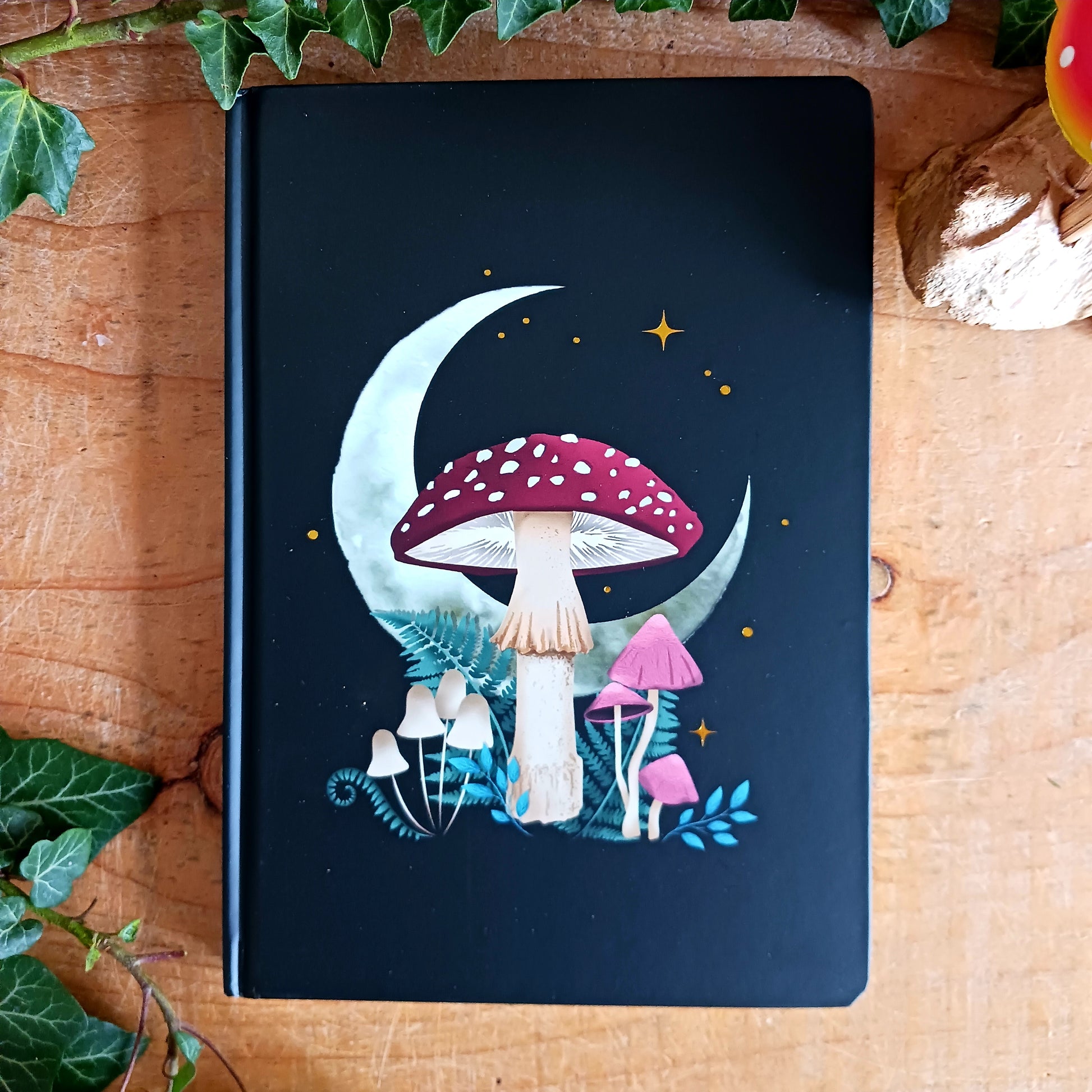 The Forest Mushroom A5 Notebook brings woodland magic to your desk with a beautifully illustrated mystical mushroom design.