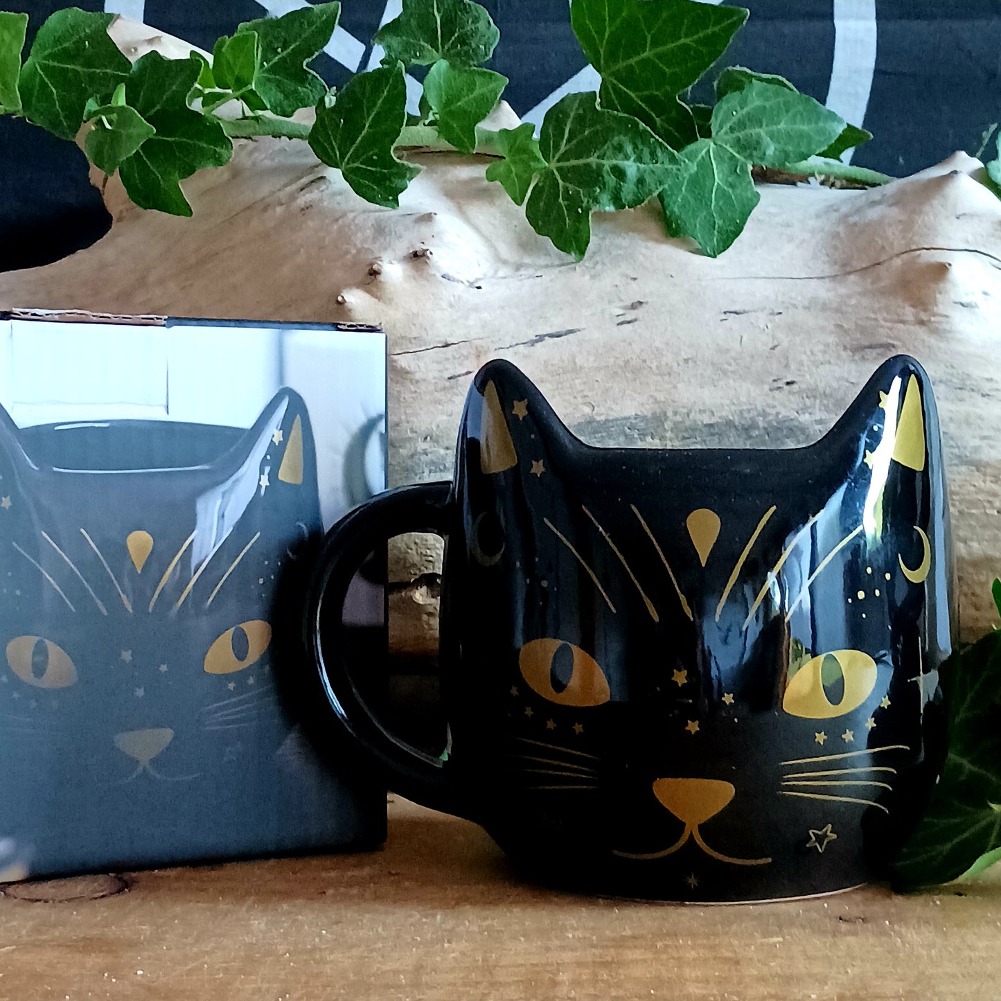 Bring a little everyday magick to your morning routine with this stylish Black Cat Magick Mug. Featuring a striking black cat design, this ceramic mug is perfect for enjoying tea, coffee, hot chocolate, or your favourite warm drink while embracing your love of gothic décor and mystical symbolism.